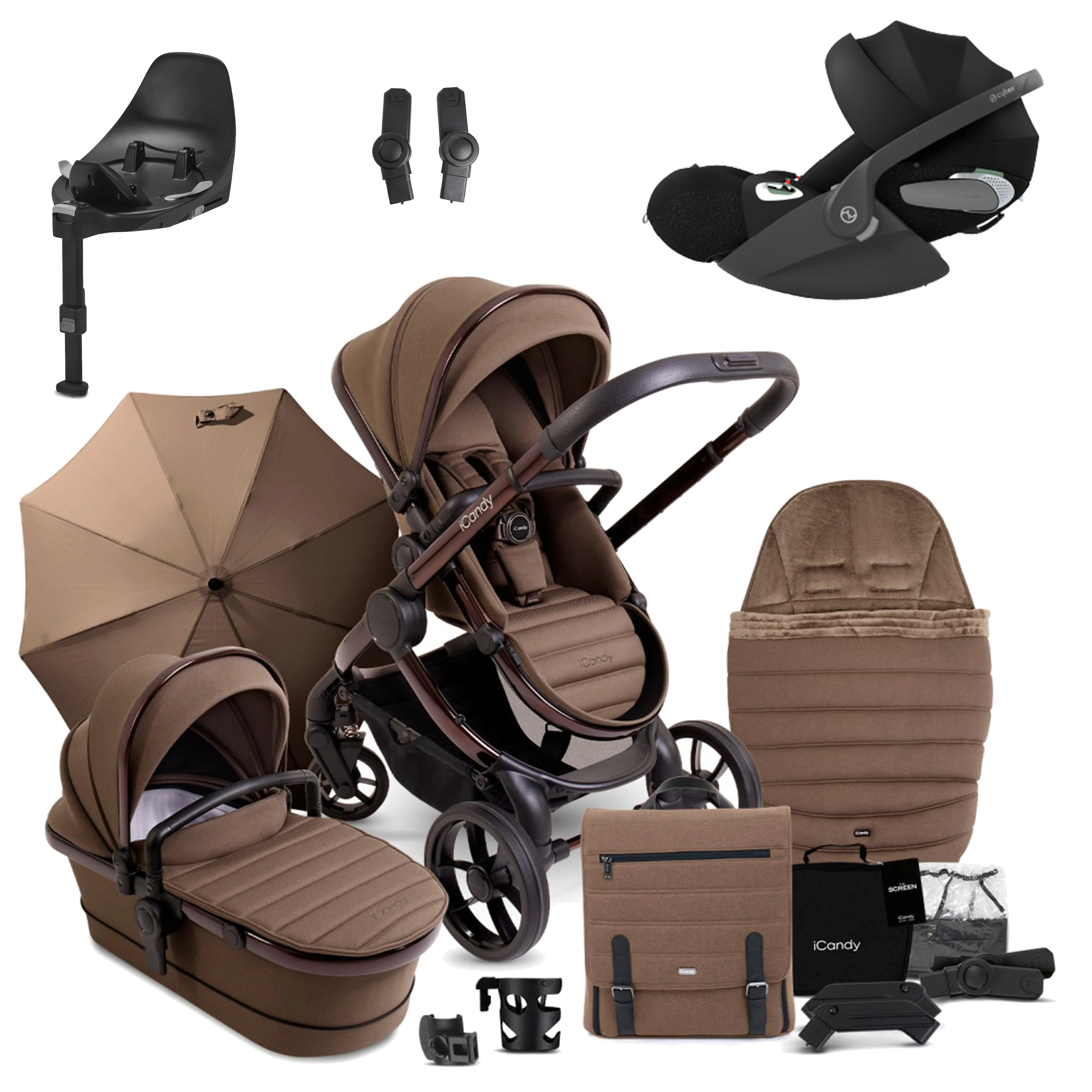 iCandy Peach 7 Pushchair Bundle with Cybex Cloud T and Base T - Image 11
