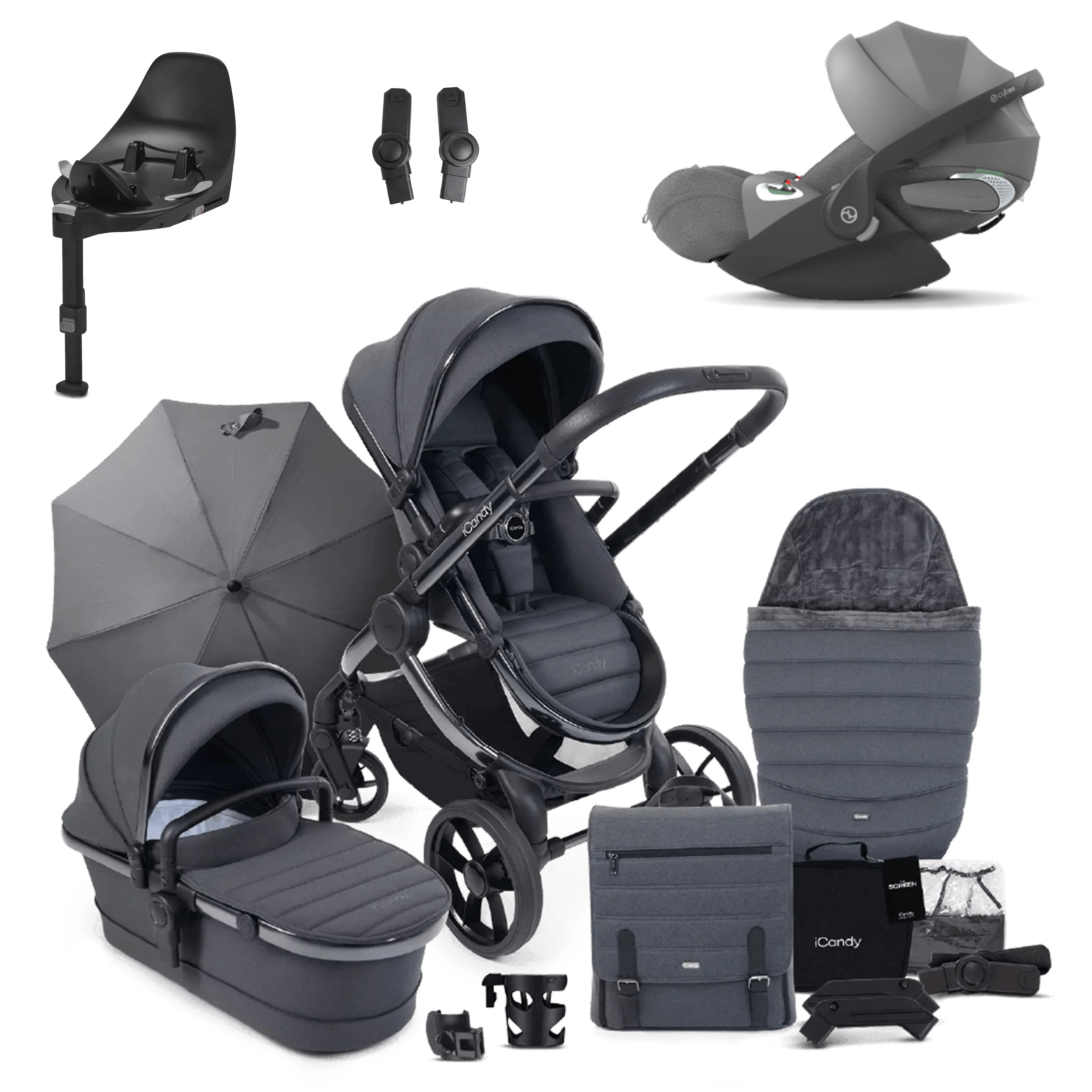 iCandy Peach 7 Pushchair Bundle with Cybex Cloud T and Base T - Image 12