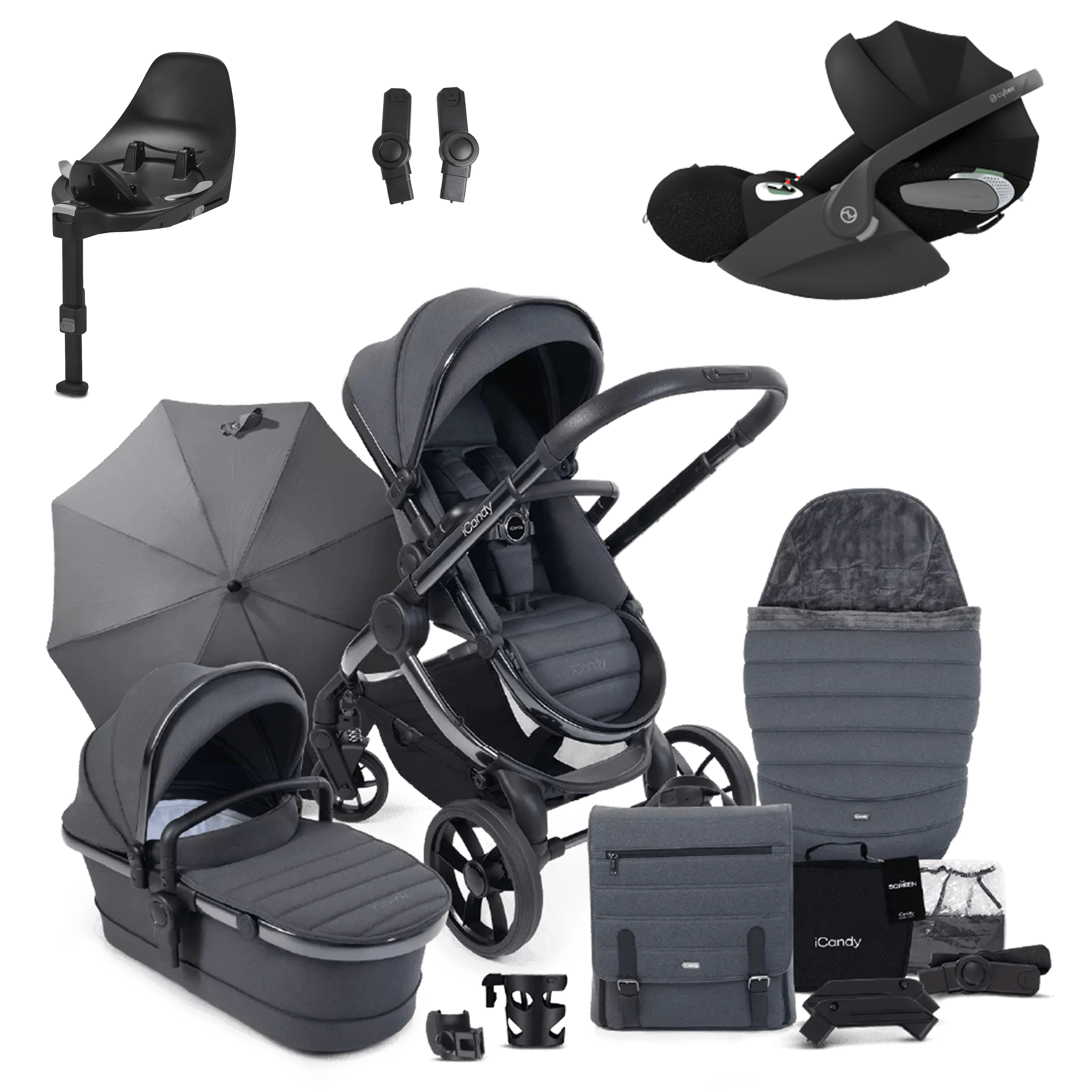 iCandy Peach 7 Pushchair Bundle with Cybex Cloud T and Base T - Image 15