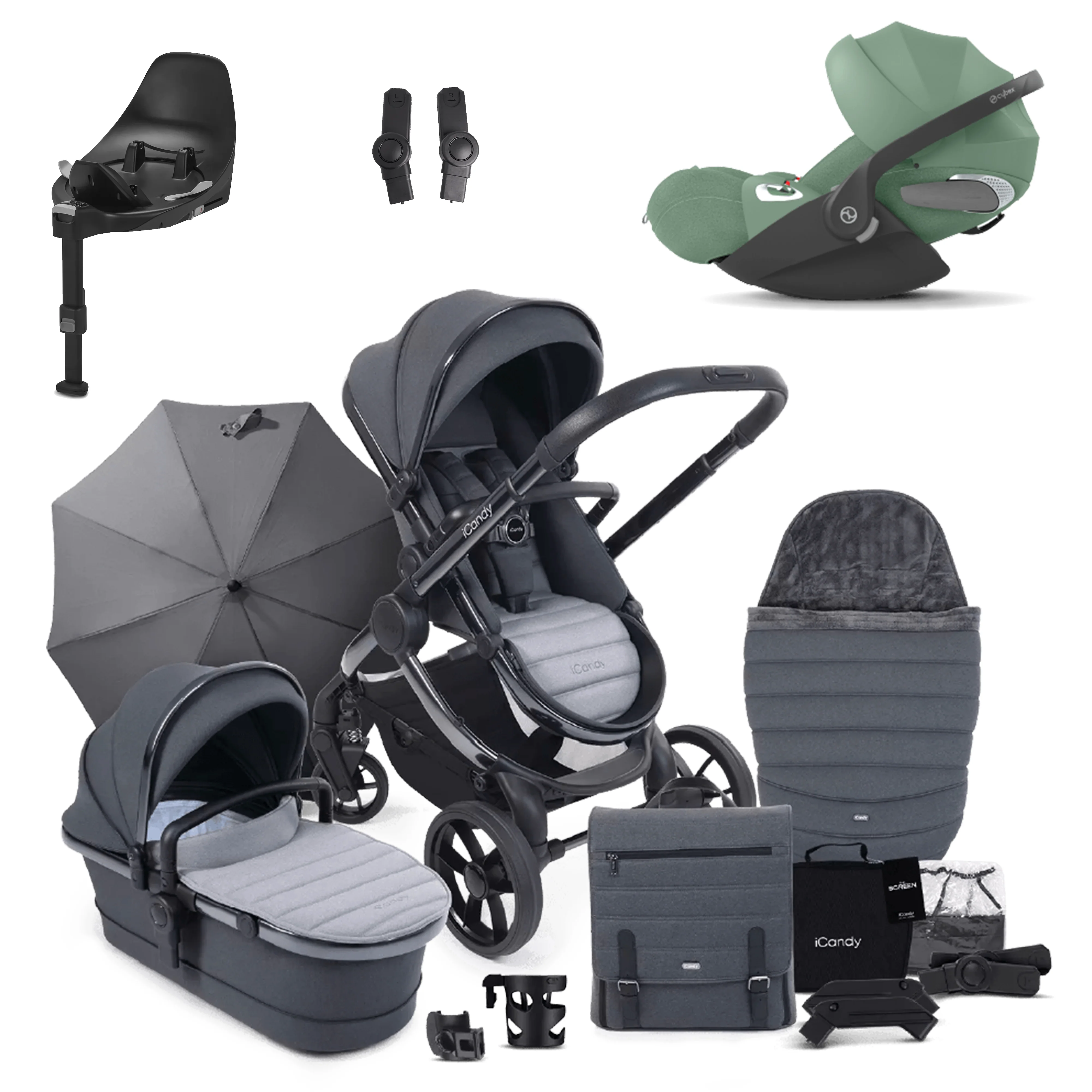iCandy Peach 7 Pushchair Bundle with Cybex Cloud T and Base T - Image 17