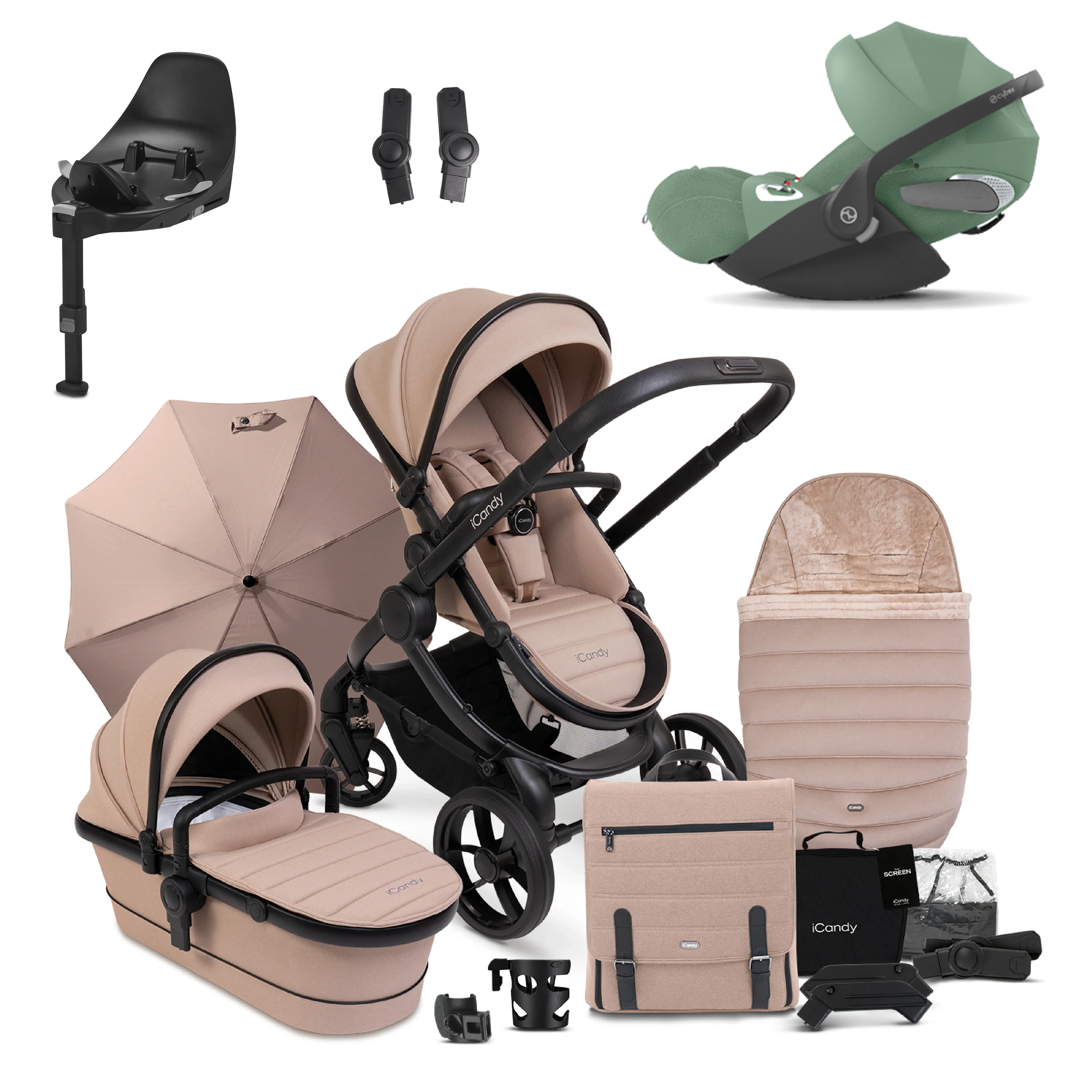 iCandy Peach 7 Pushchair Bundle with Cybex Cloud T and Base T - Image 20