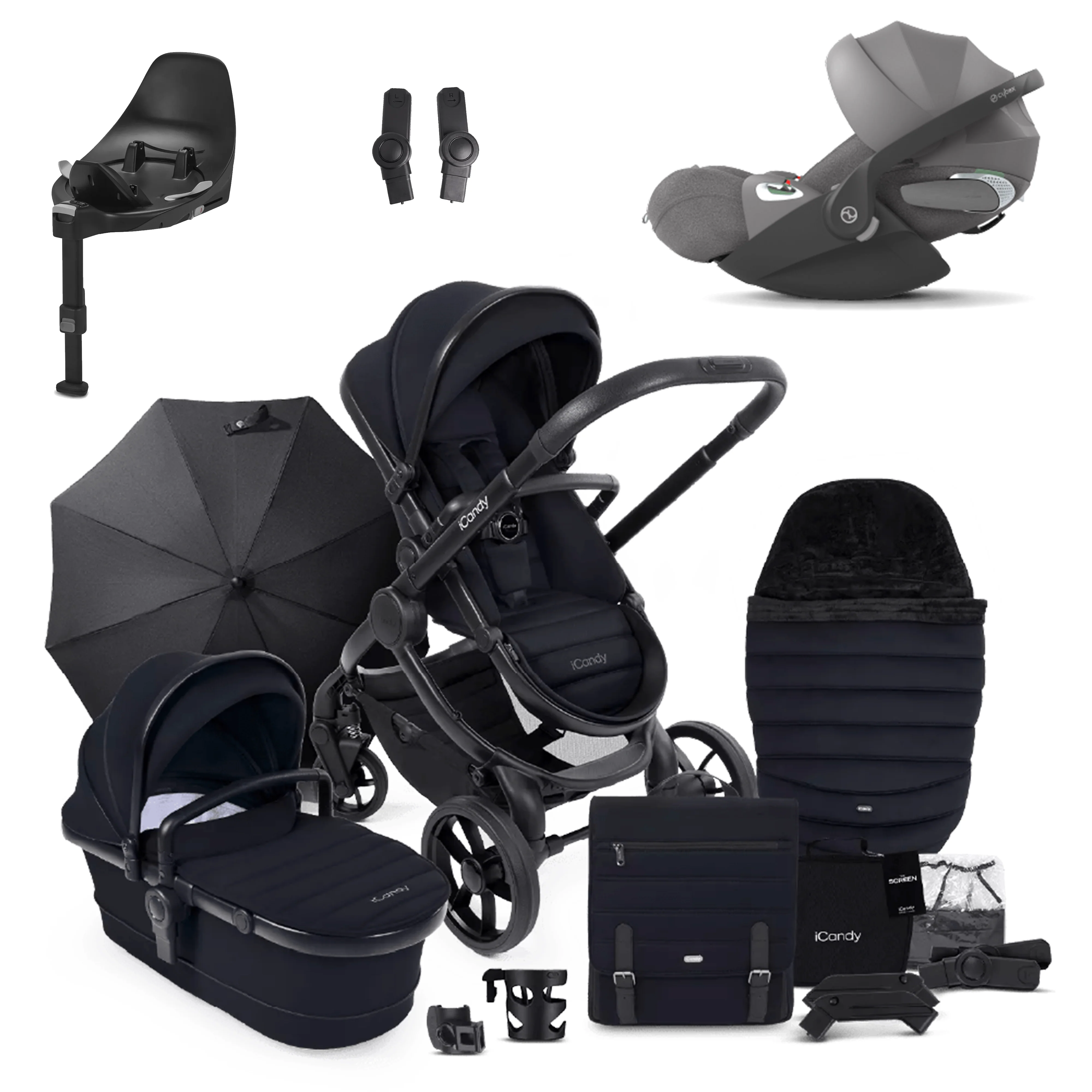 iCandy Peach 7 Pushchair Bundle with Cybex Cloud T and Base T - Image 22