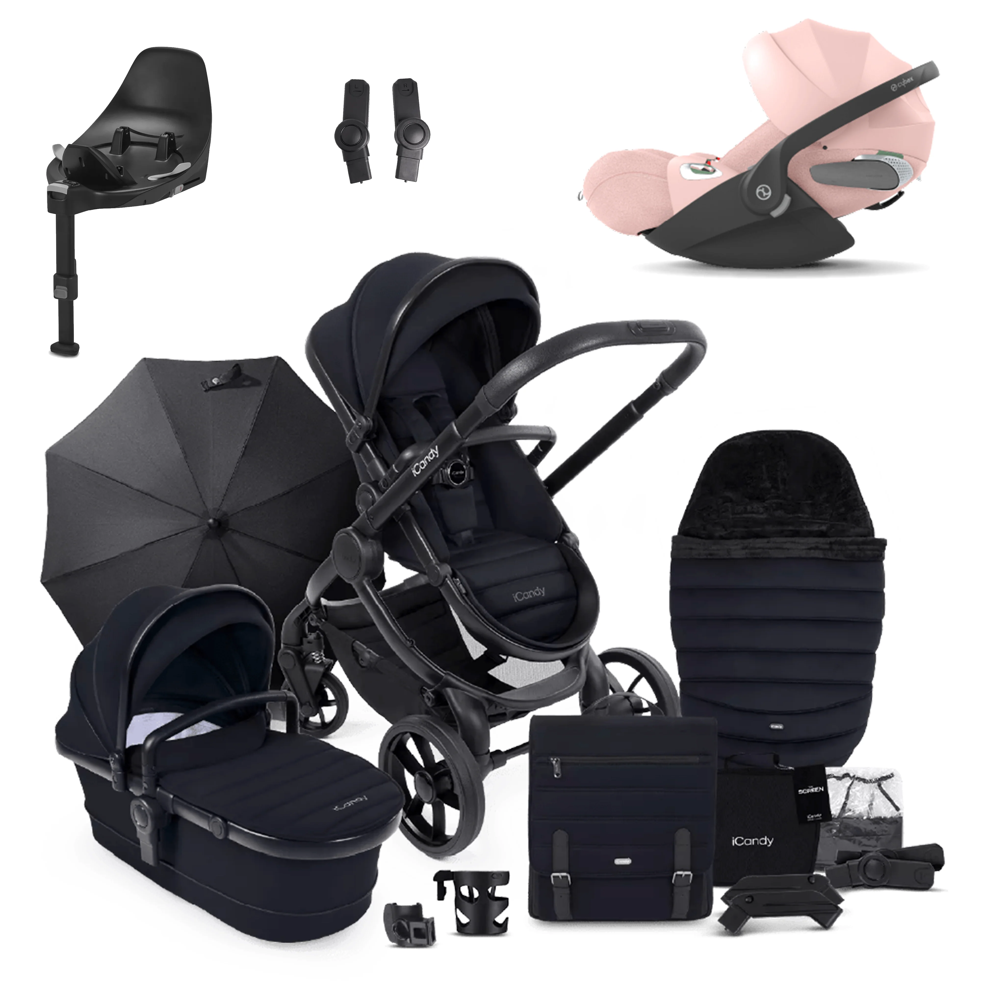 iCandy Peach 7 Pushchair Bundle with Cybex Cloud T and Base T - Image 24