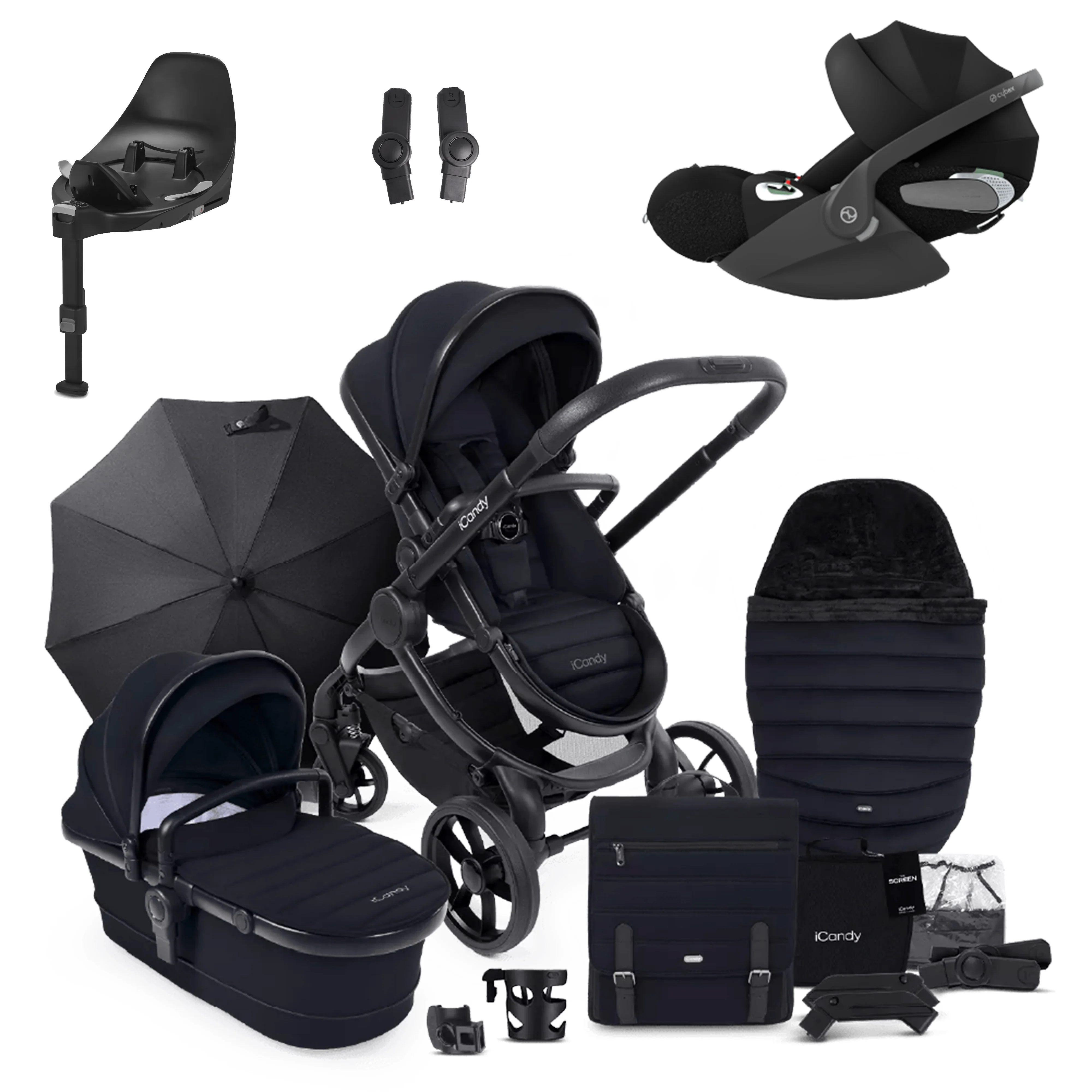 iCandy Peach 7 Pushchair Bundle with Cybex Cloud T and Base T - Image 25