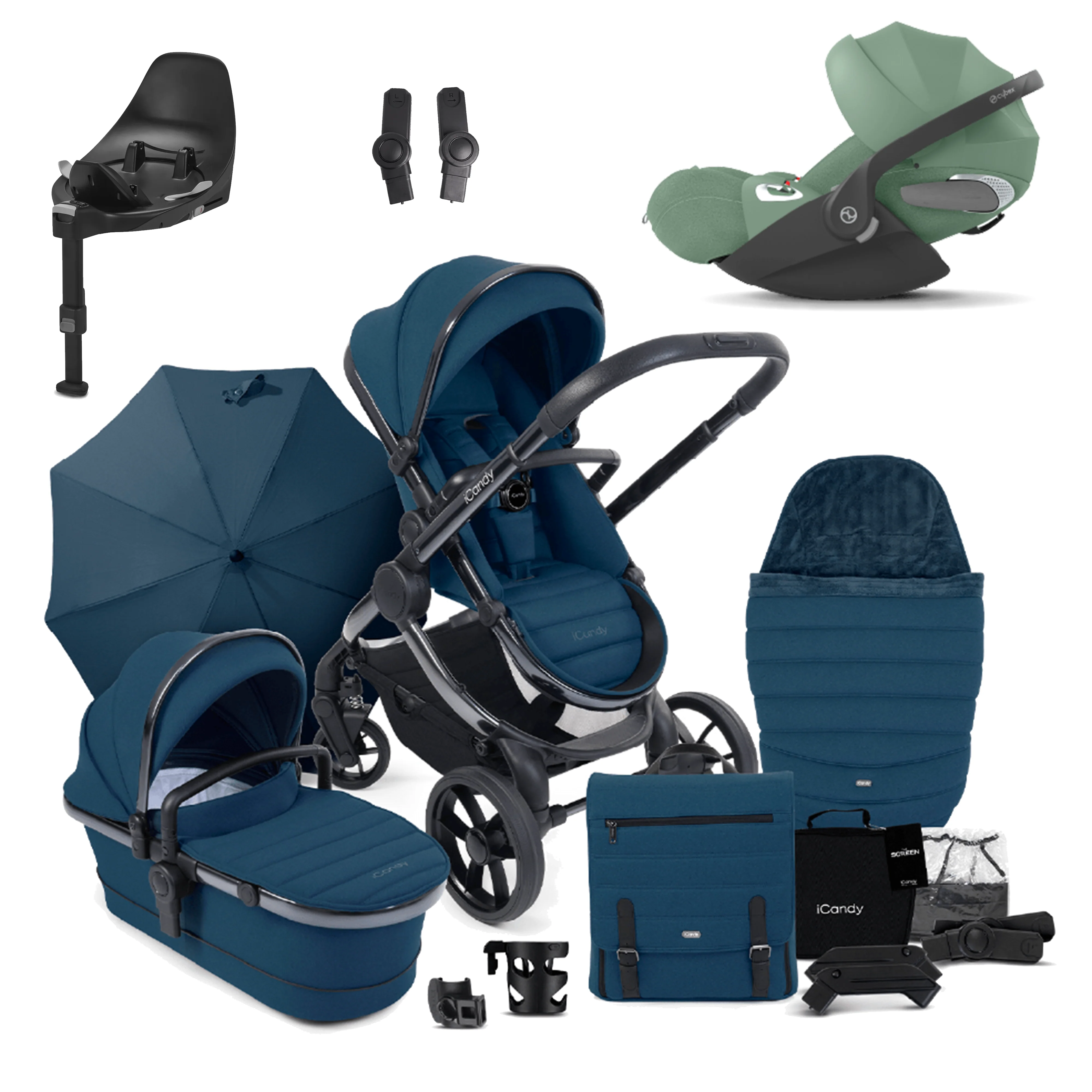 iCandy Peach 7 Pushchair Bundle with Cybex Cloud T and Base T - Image 27