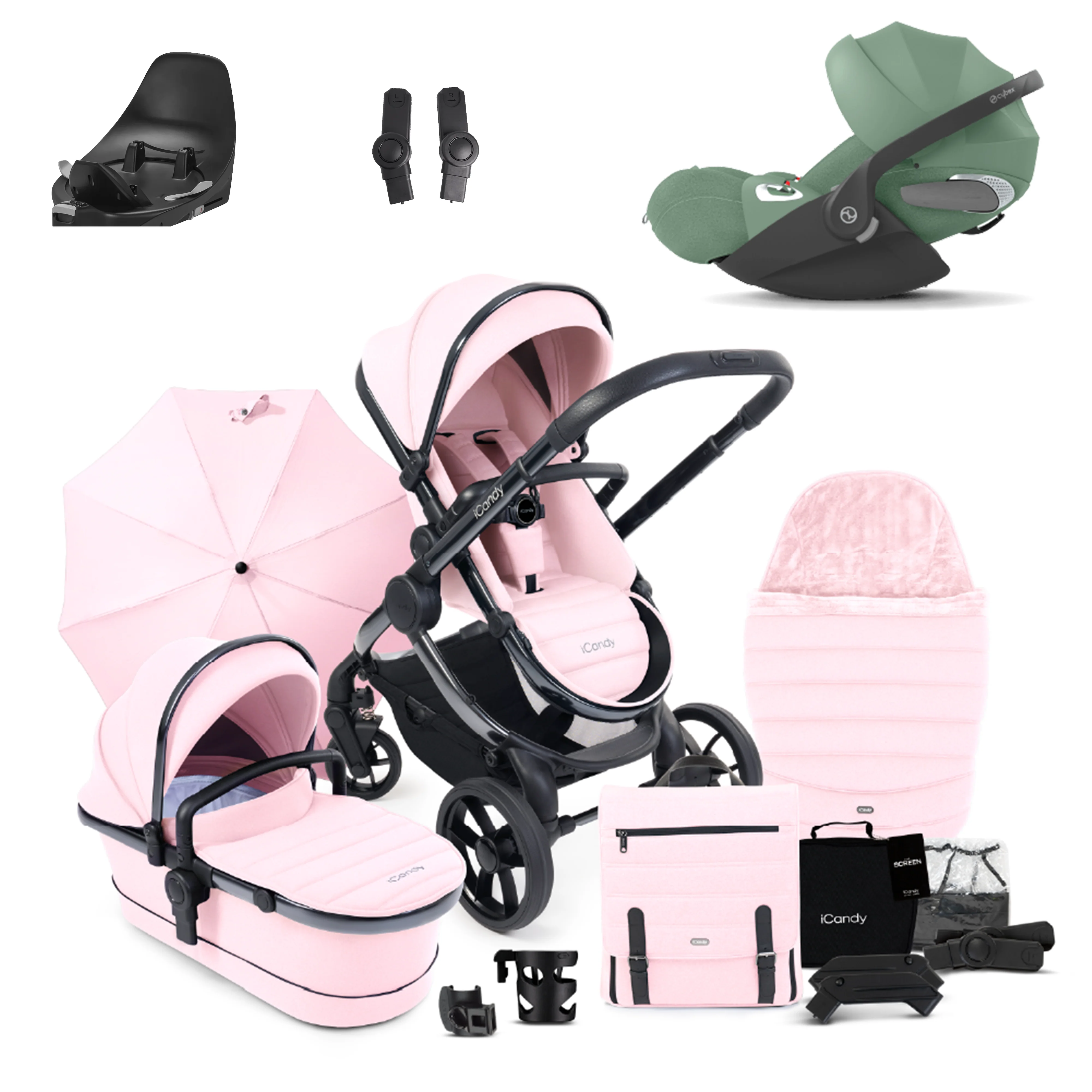 iCandy Peach 7 Pushchair Bundle with Cybex Cloud T and Base T - Image 31