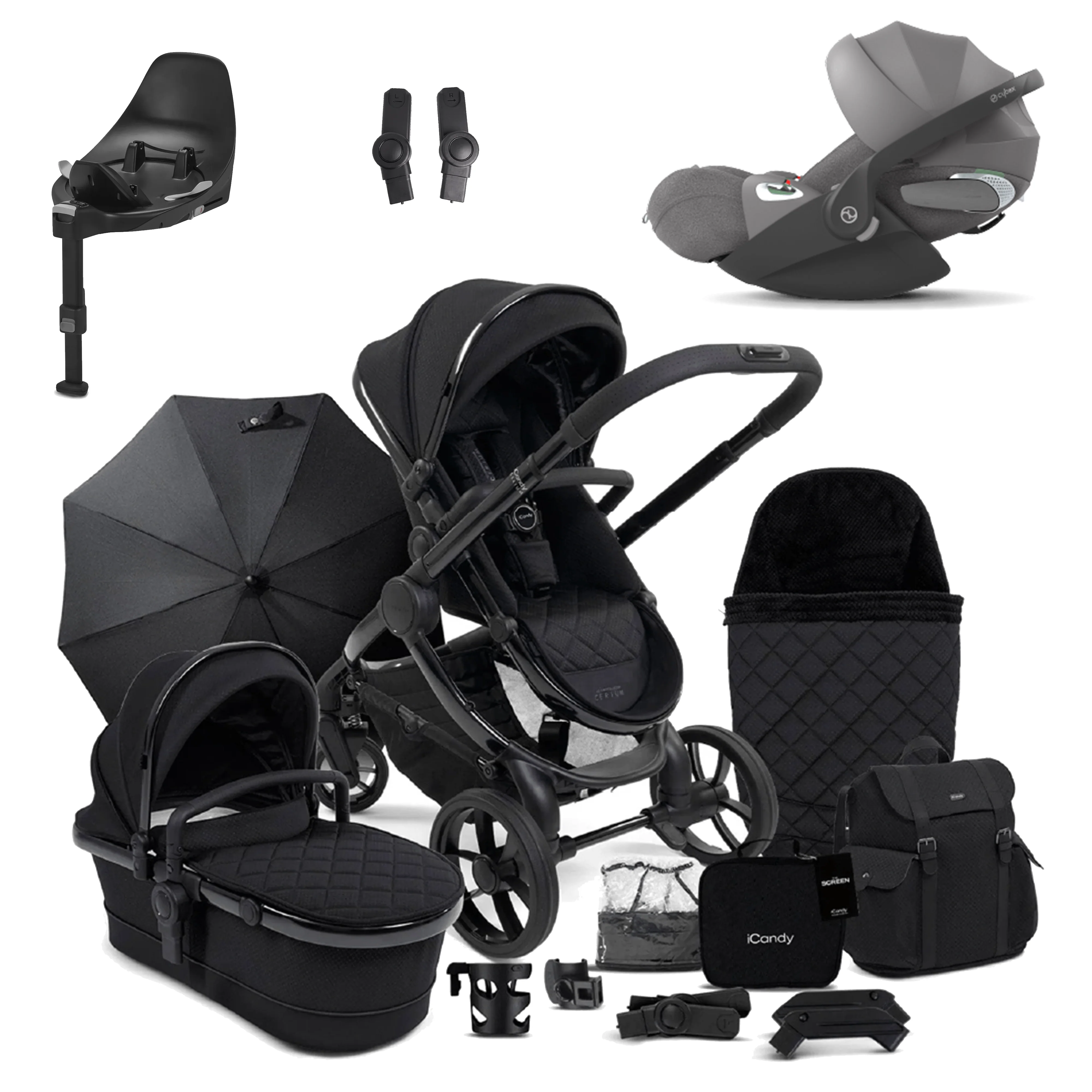 iCandy Peach 7 Pushchair Bundle with Cybex Cloud T and Base T - Image 34