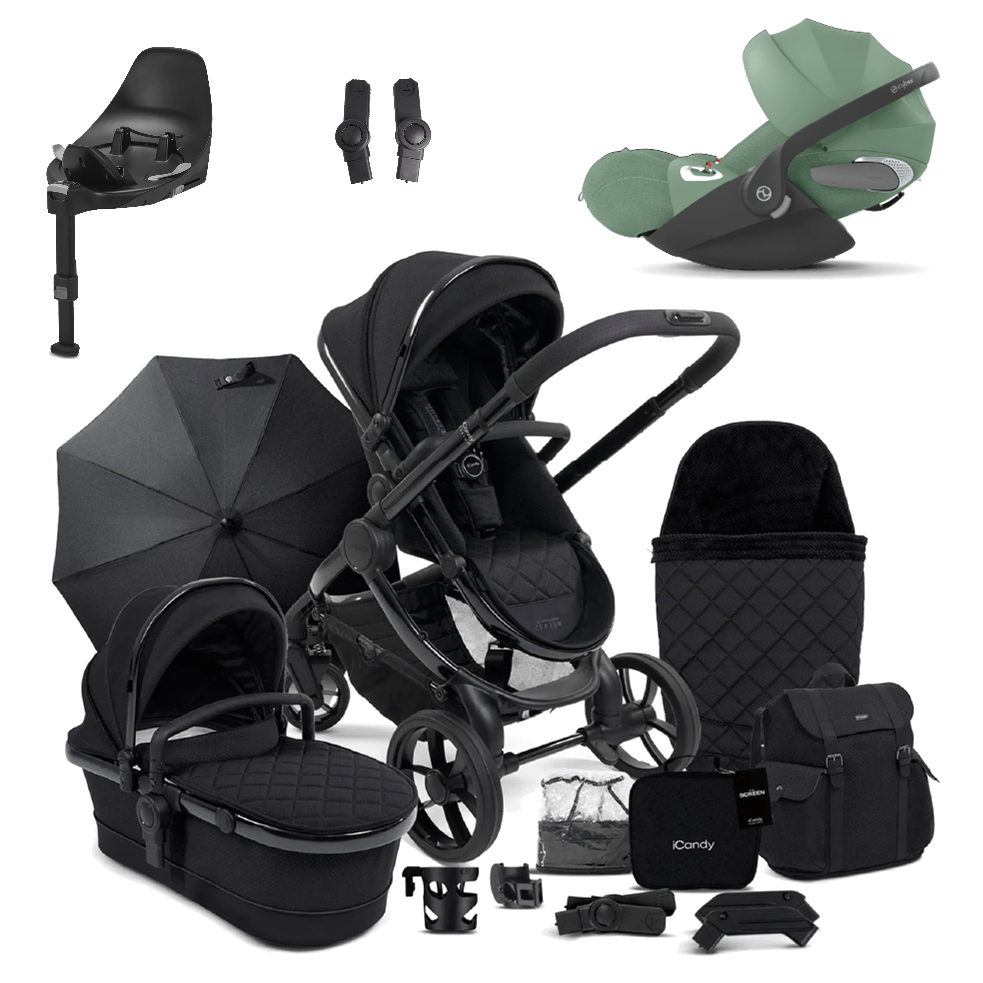 iCandy Peach 7 Pushchair Bundle with Cybex Cloud T and Base T - Image 35