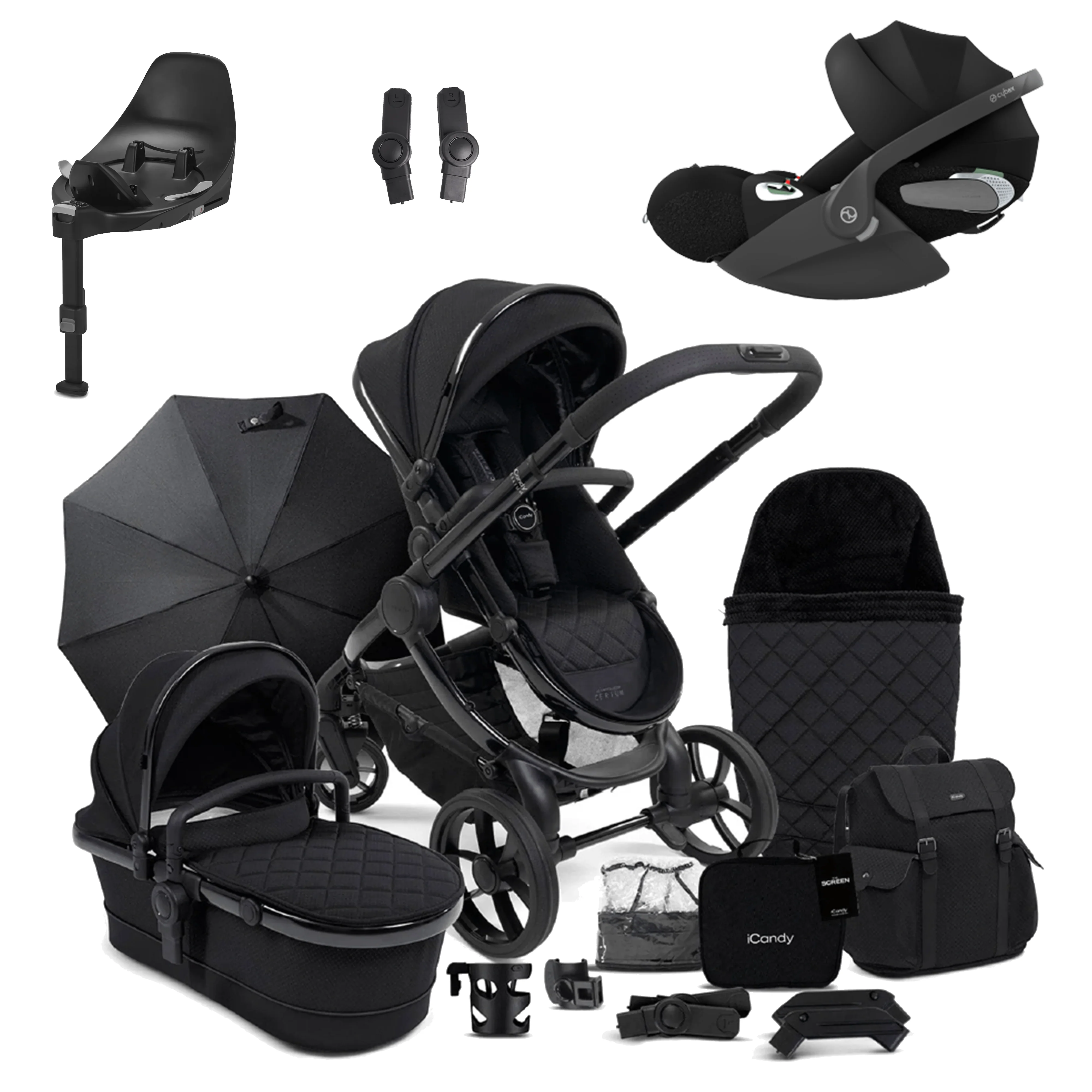 iCandy Peach 7 Pushchair Bundle with Cybex Cloud T and Base T - Image 37