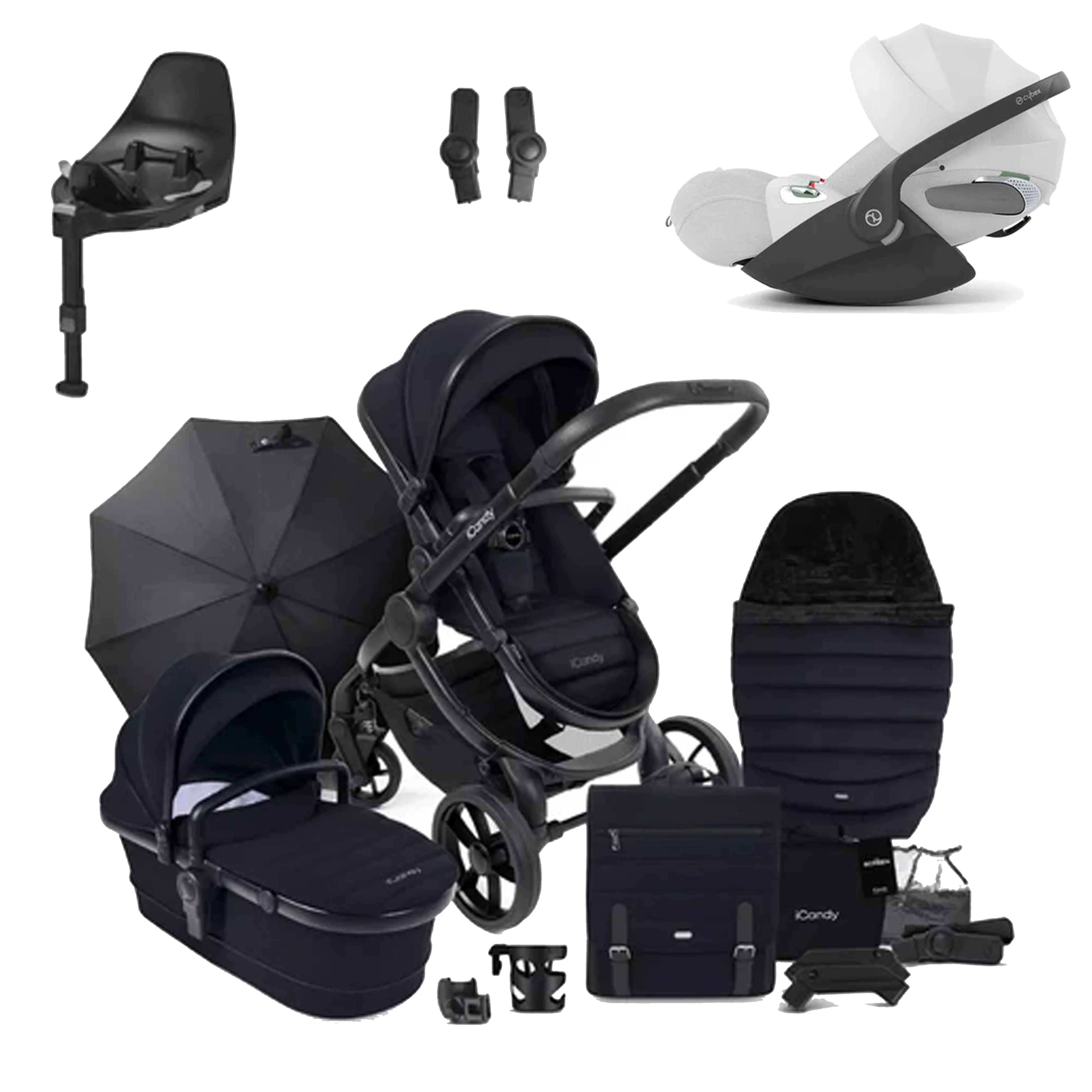 iCandy Peach 7 Pushchair Bundle with Cybex Cloud T and Base T - Image 41