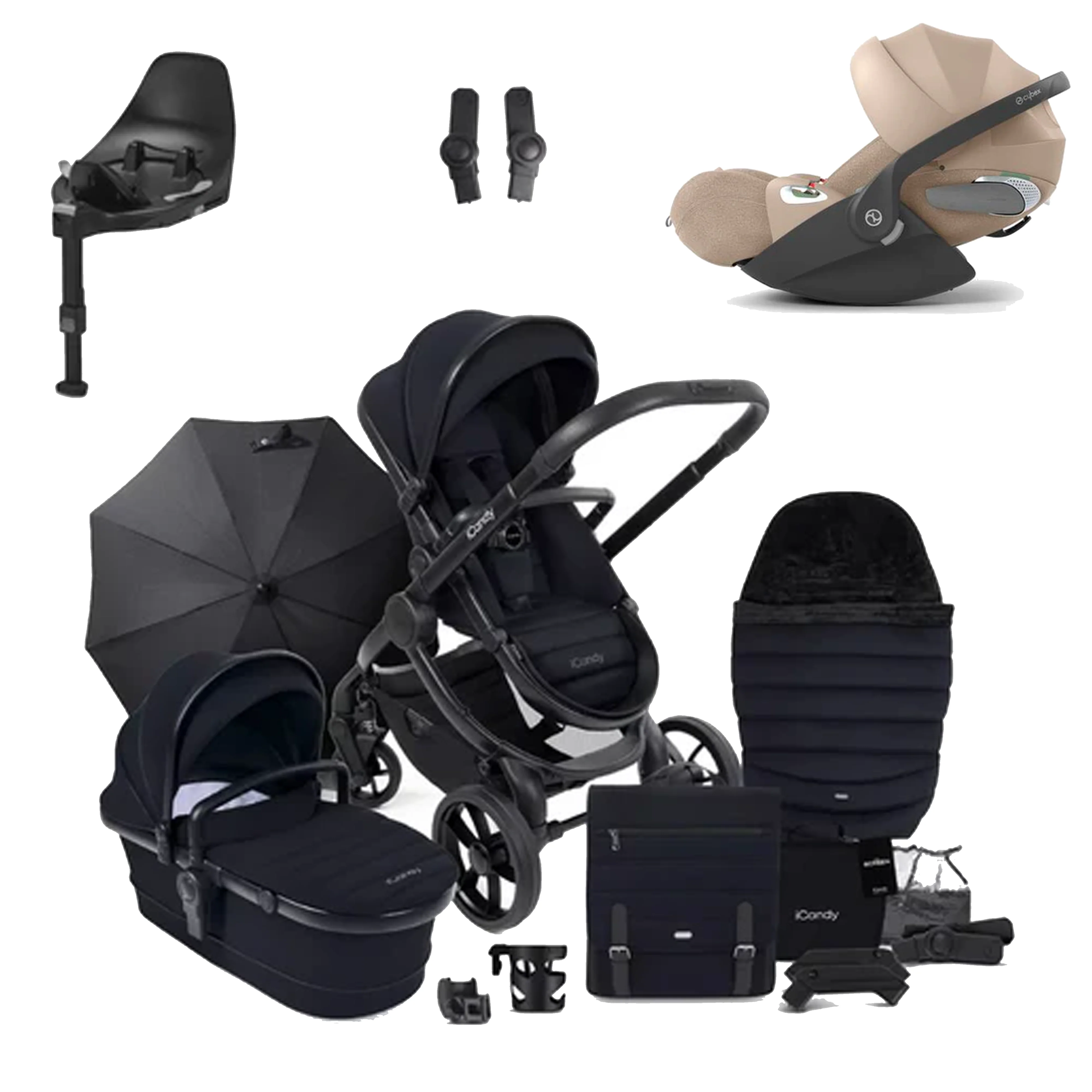 iCandy Peach 7 Pushchair Bundle with Cybex Cloud T and Base T - Image 42