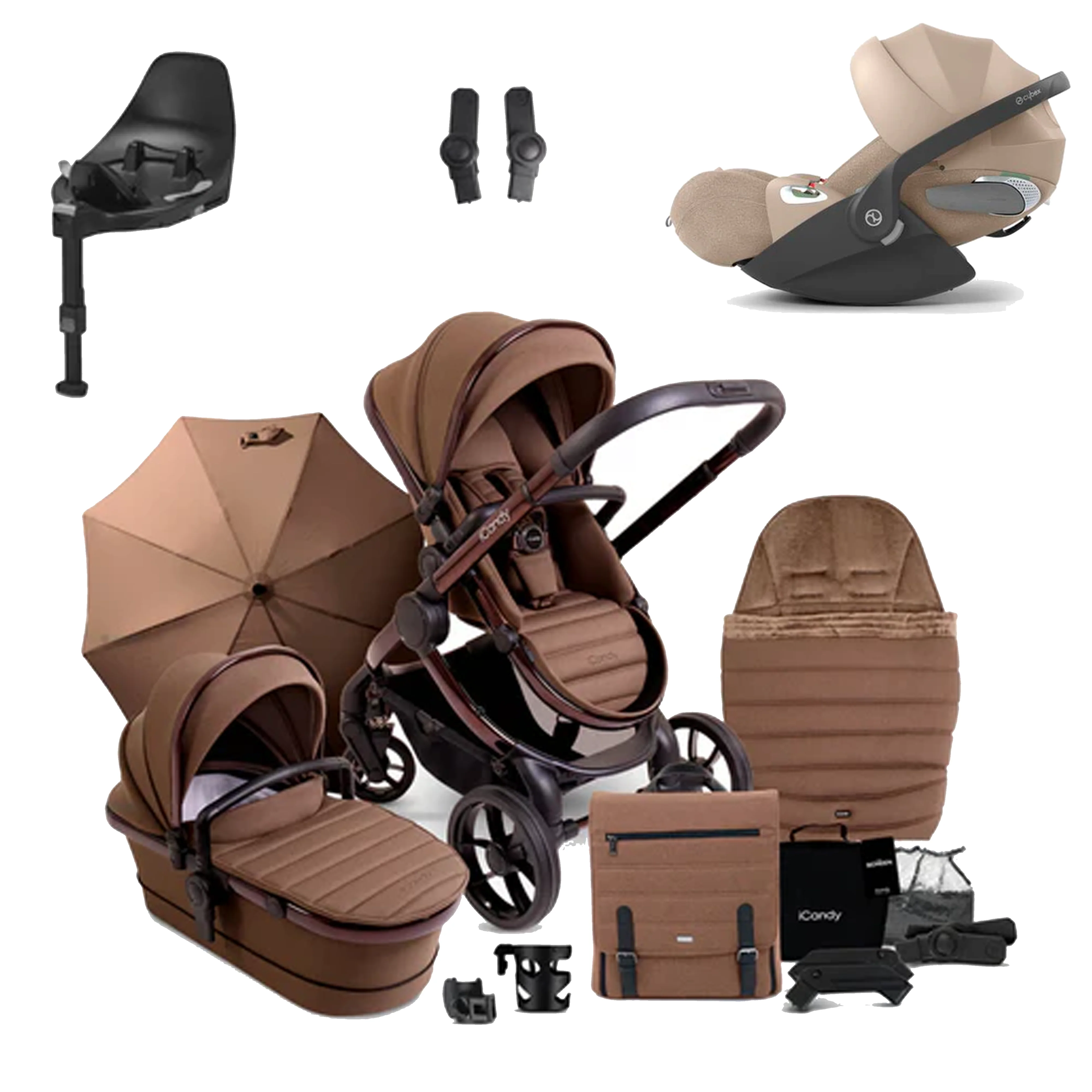iCandy Peach 7 Pushchair Bundle with Cybex Cloud T and Base T - Image 44