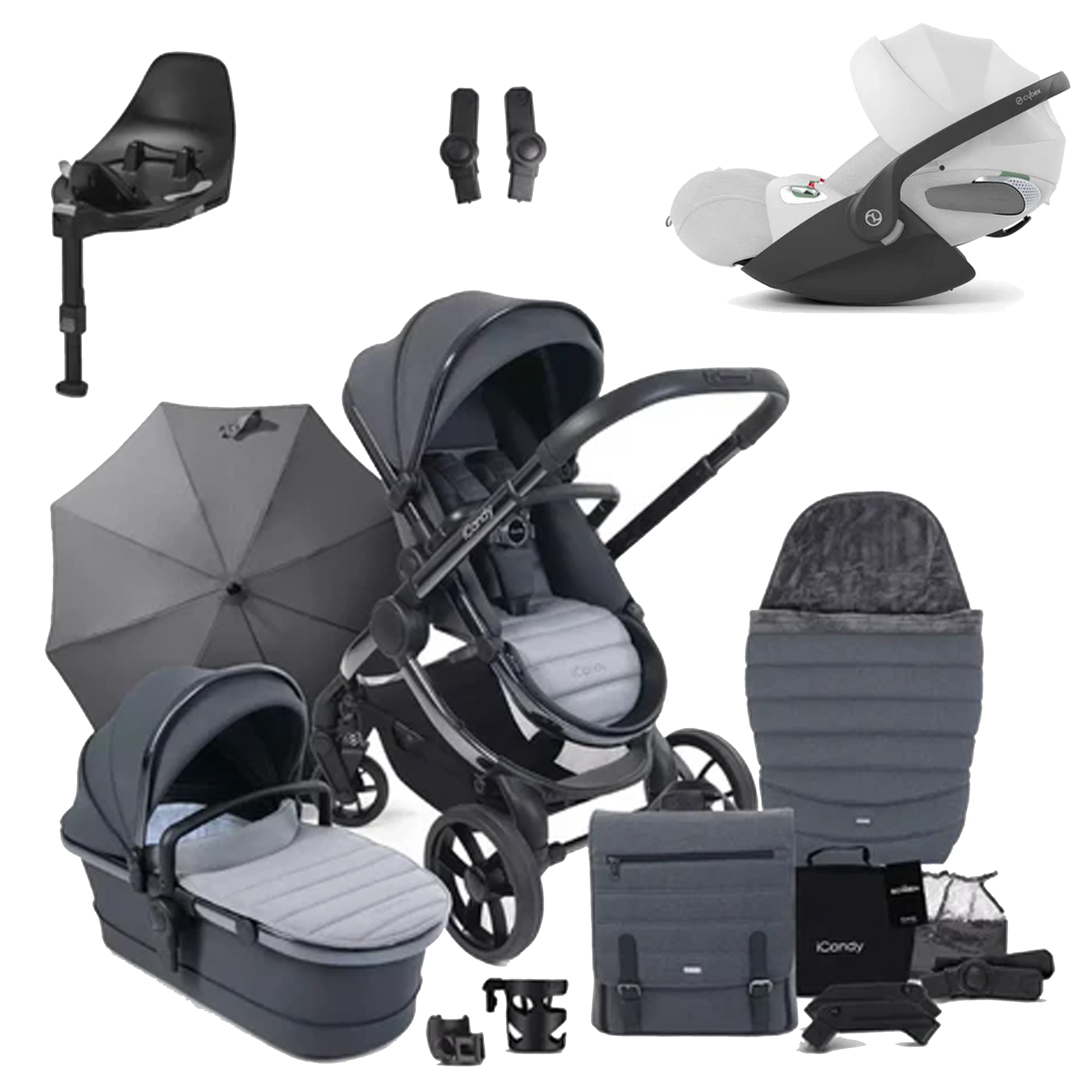 iCandy Peach 7 Pushchair Bundle with Cybex Cloud T and Base T - Image 49