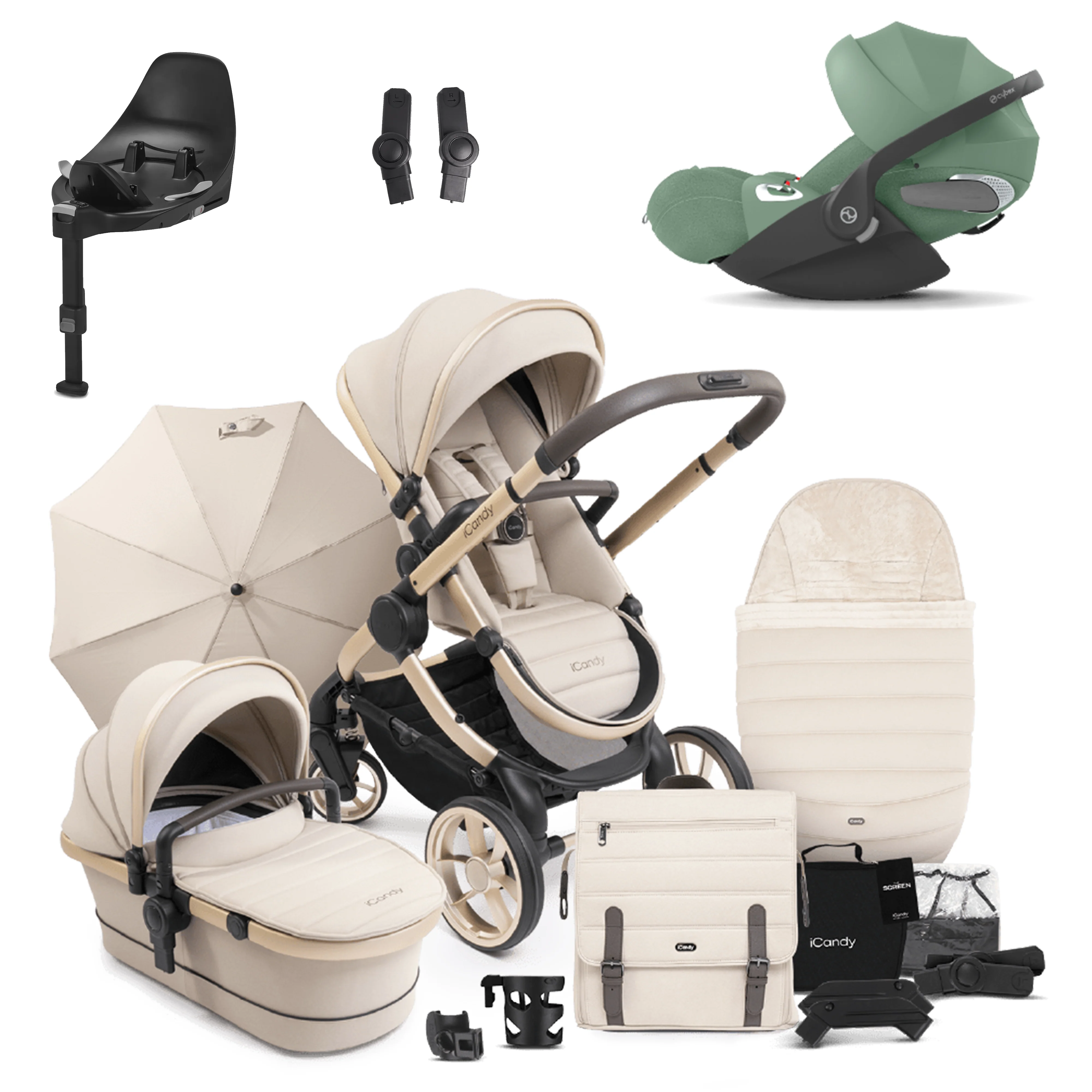 iCandy Peach 7 Pushchair Bundle with Cybex Cloud T and Base T - Image 5