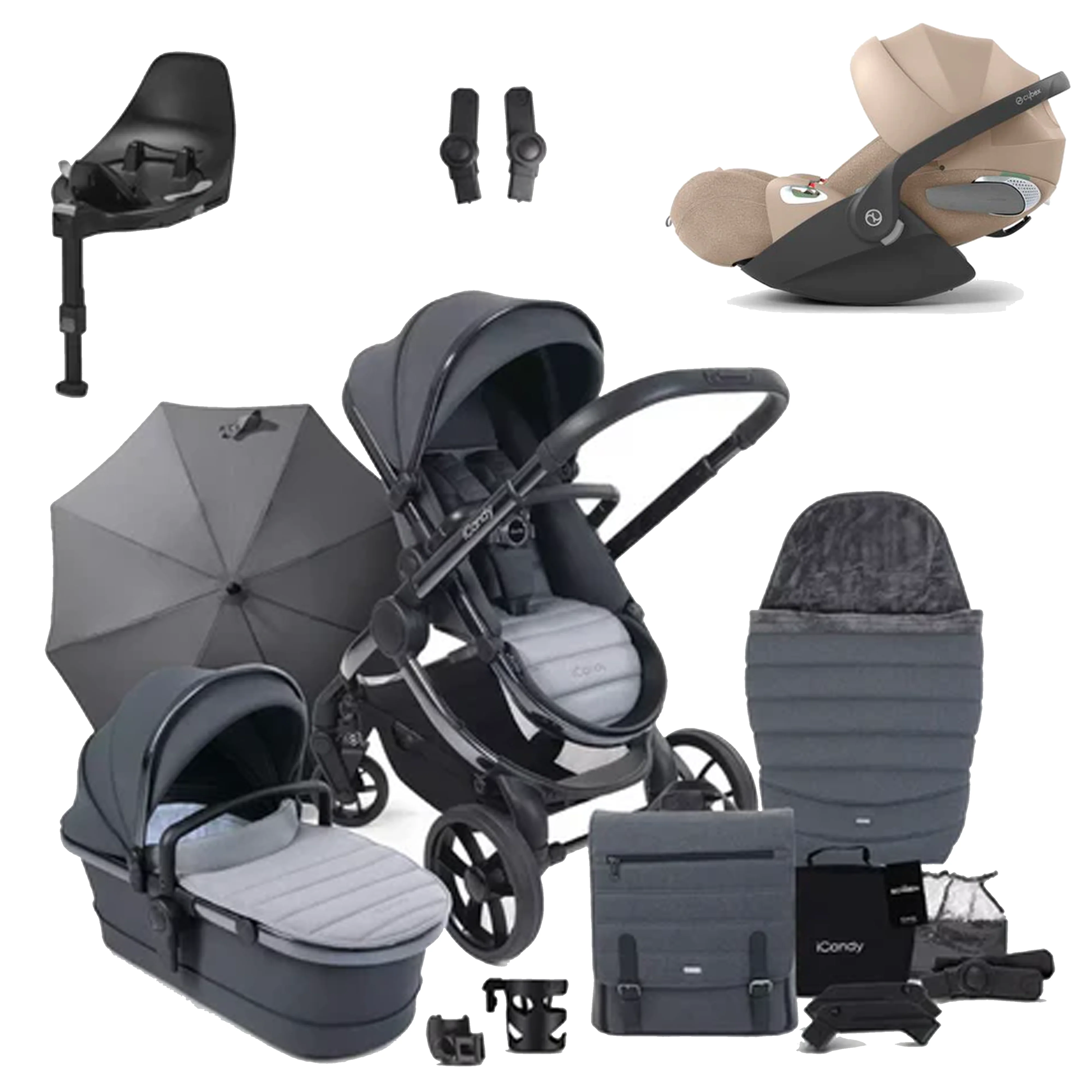 iCandy Peach 7 Pushchair Bundle with Cybex Cloud T and Base T - Image 50
