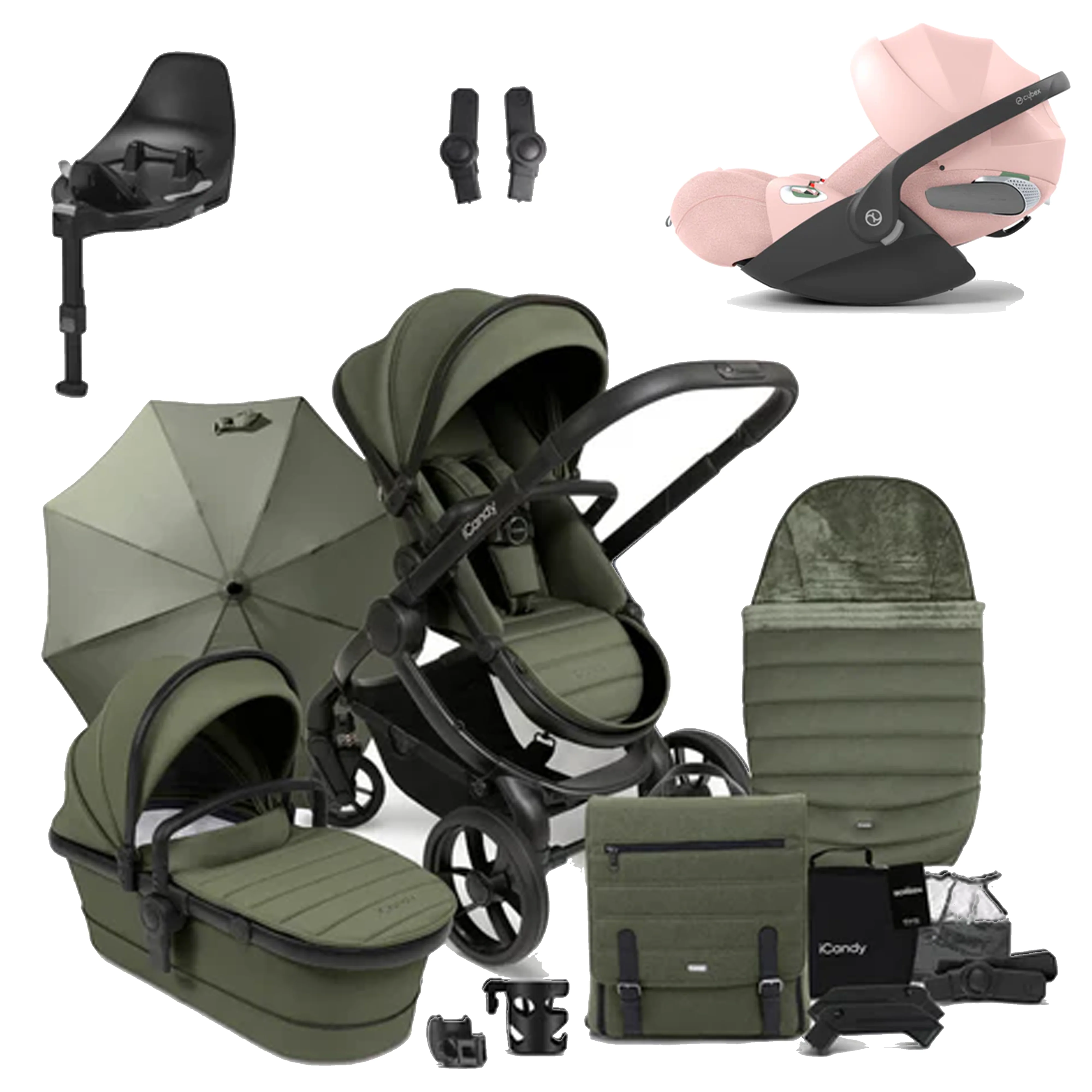 iCandy Peach 7 Pushchair Bundle with Cybex Cloud T and Base T - Image 54