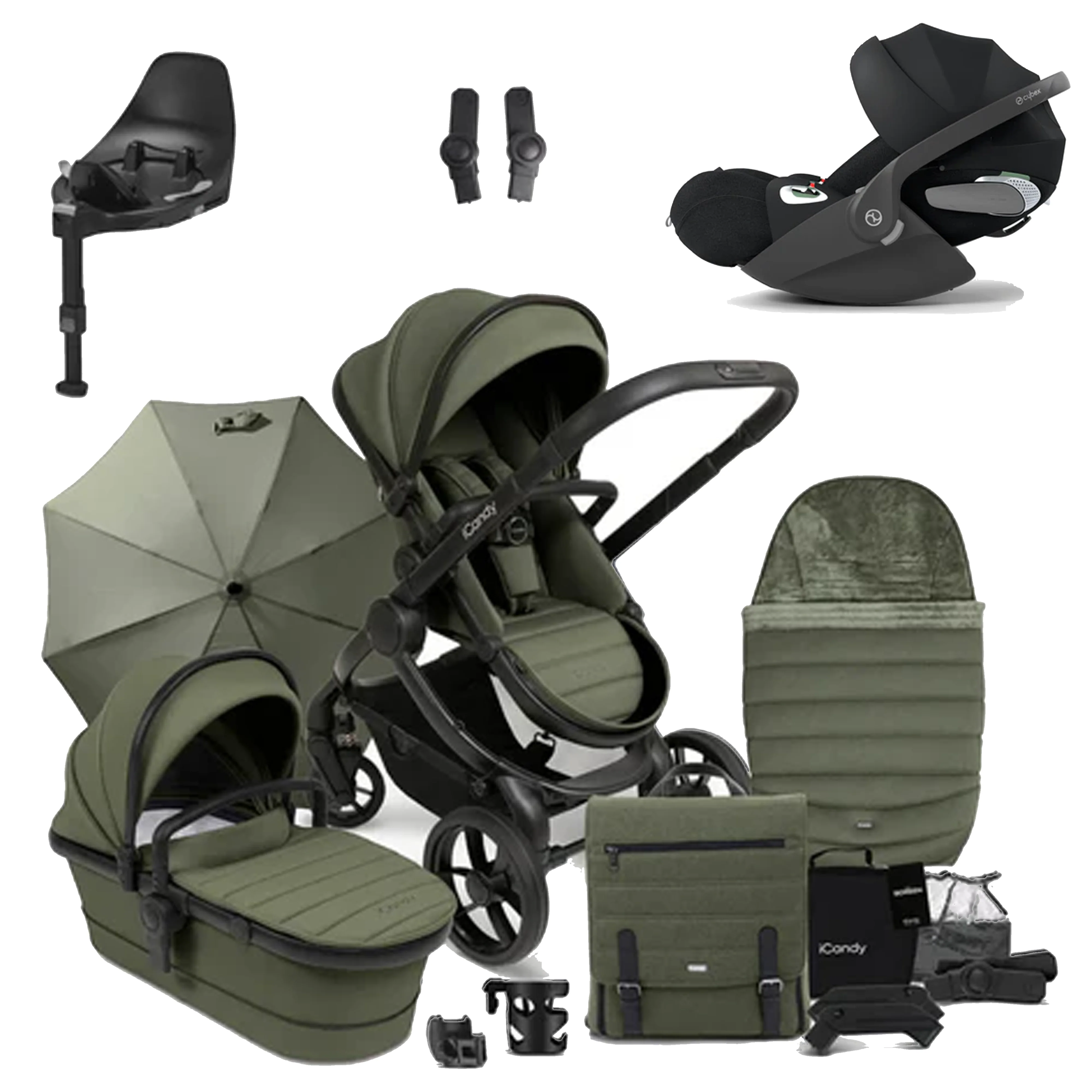iCandy Peach 7 Pushchair Bundle with Cybex Cloud T and Base T - Image 56