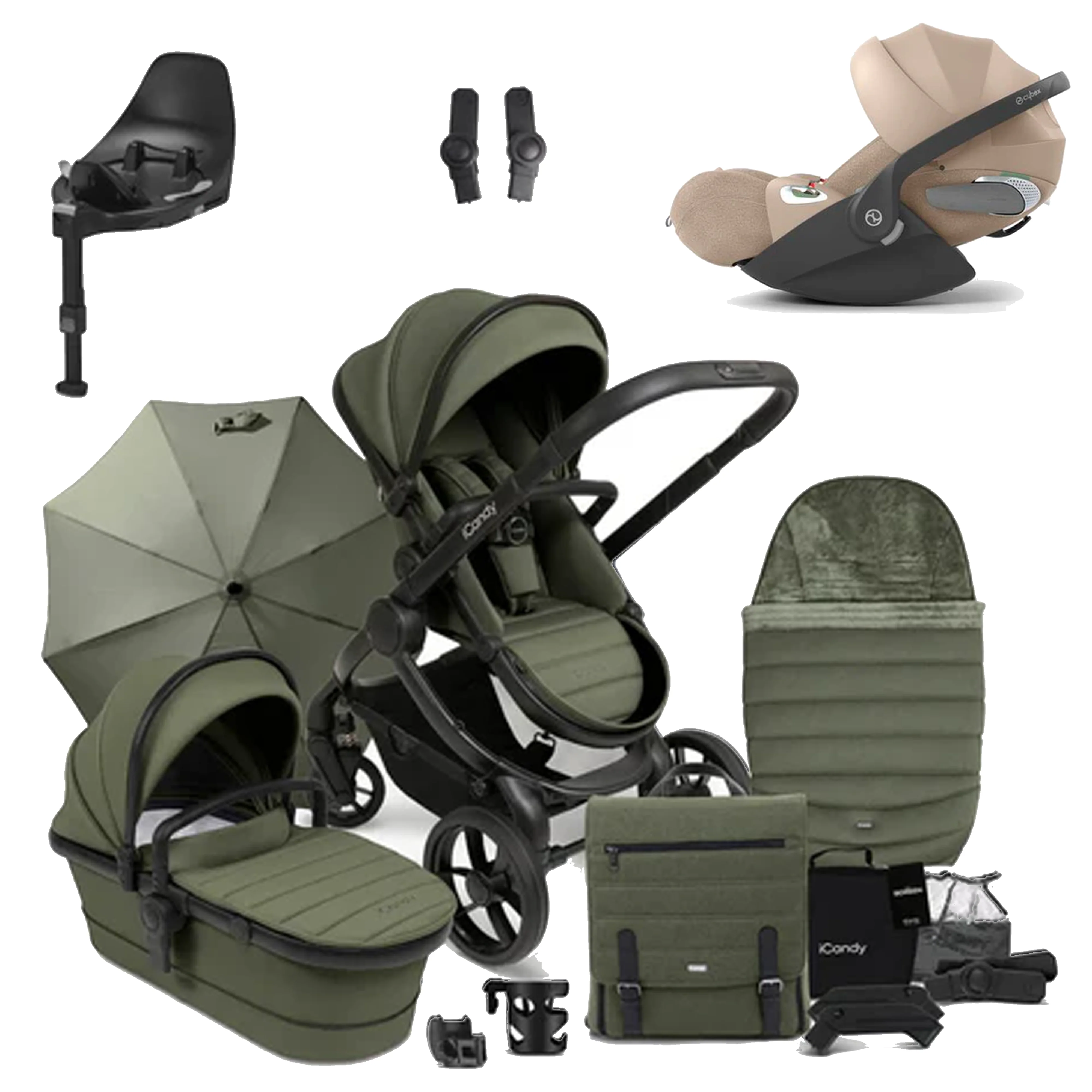 iCandy Peach 7 Pushchair Bundle with Cybex Cloud T and Base T - Image 58