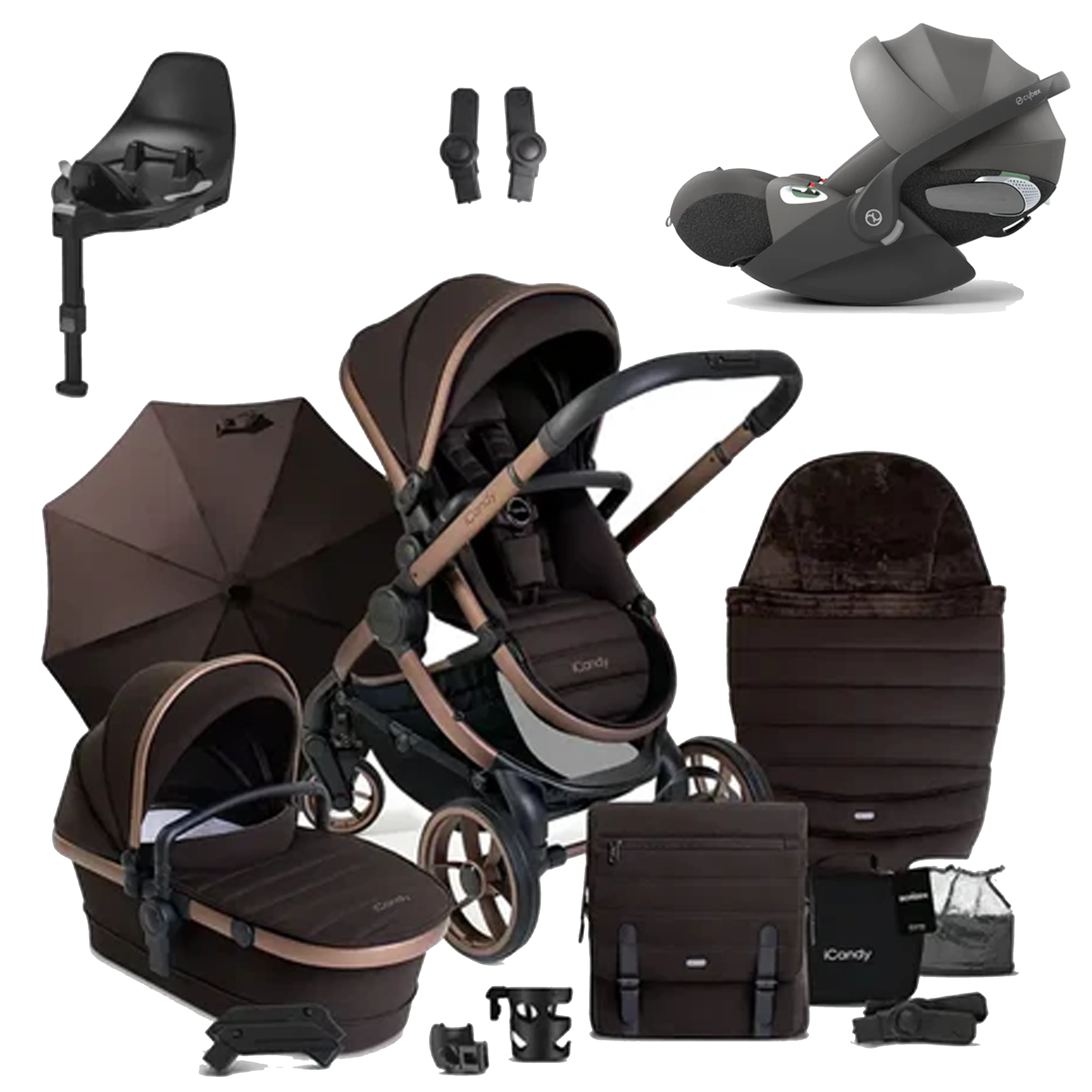 iCandy Peach 7 Pushchair Bundle with Cybex Cloud T and Base T - Image 59