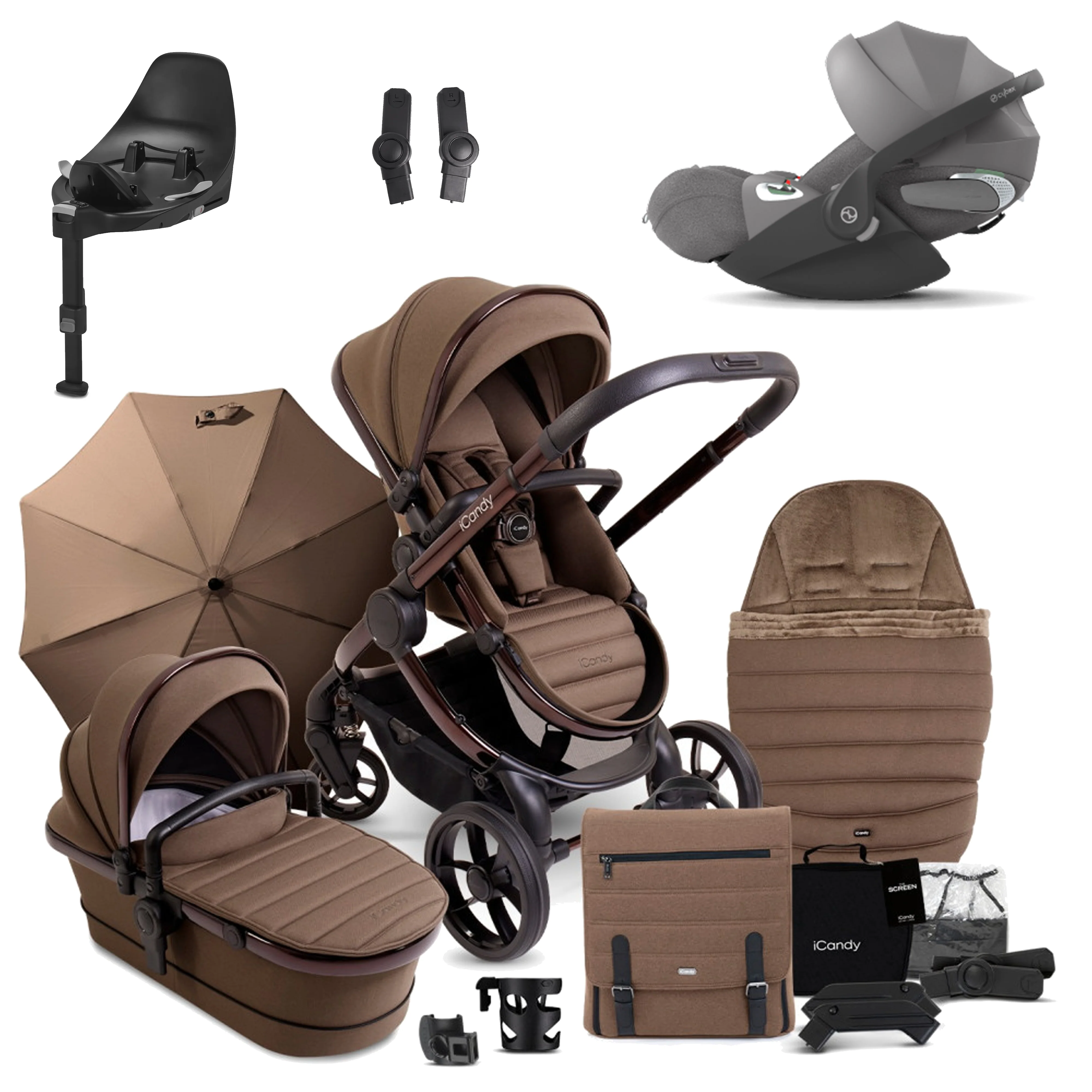 iCandy Peach 7 Pushchair Bundle with Cybex Cloud T and Base T - Image 8
