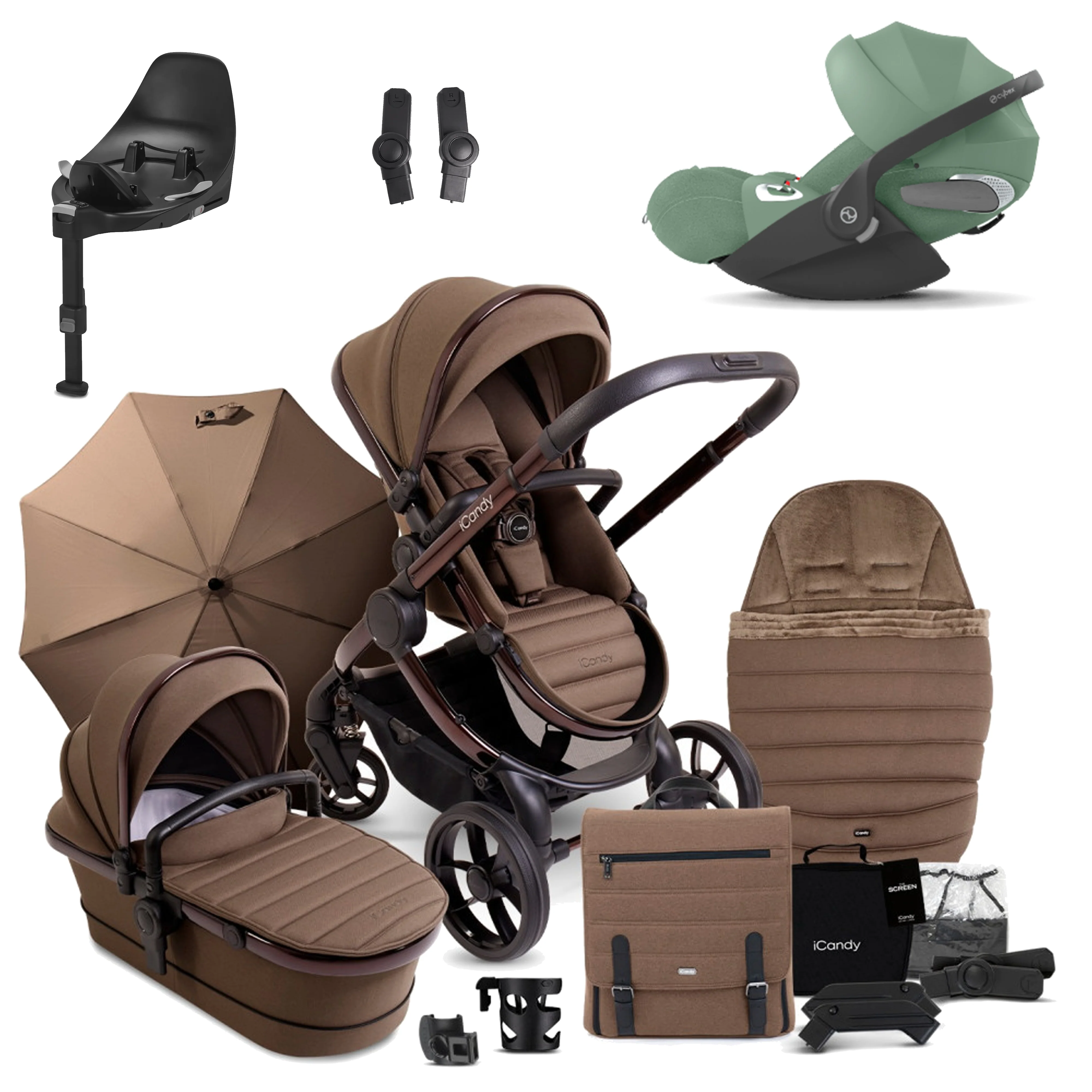 iCandy Peach 7 Pushchair Bundle with Cybex Cloud T and Base T - Image 9