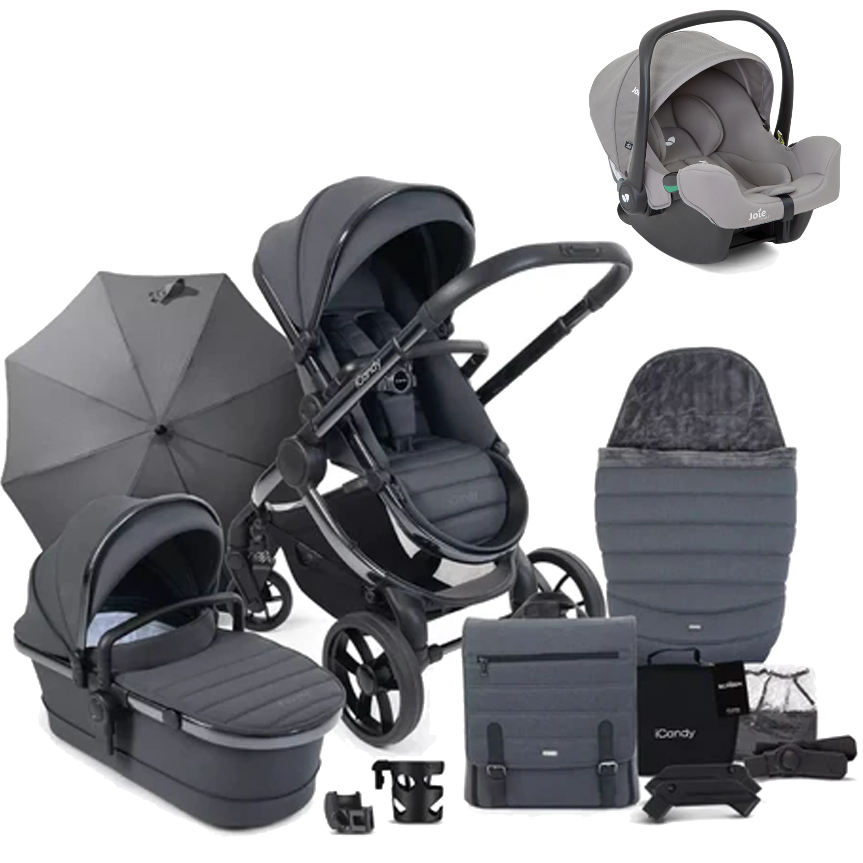 iCandy Peach 7 Bundle with Joie iSnug 2 iSize Car Seat - Image 12