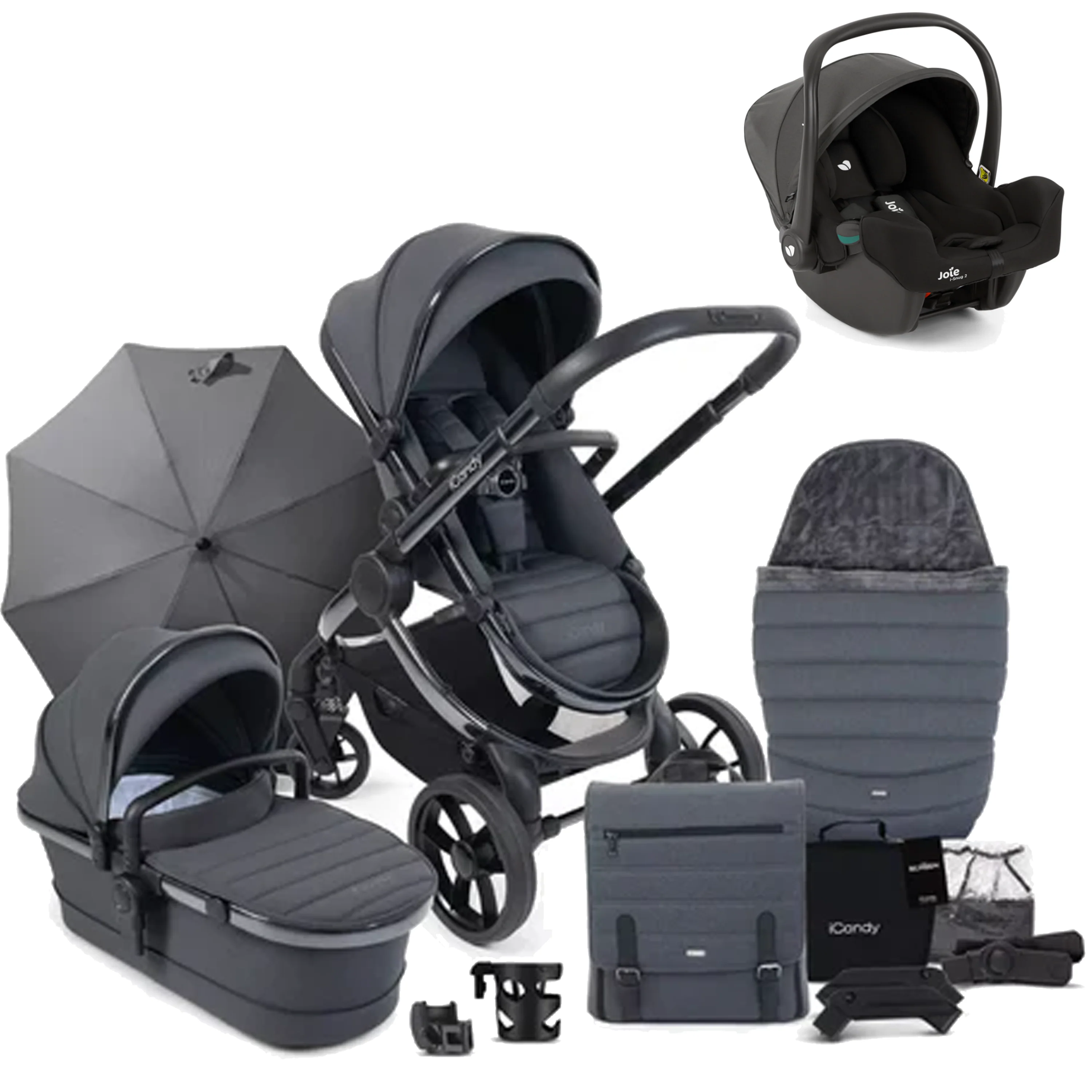 iCandy Peach 7 Bundle with Joie iSnug 2 iSize Car Seat - Image 13