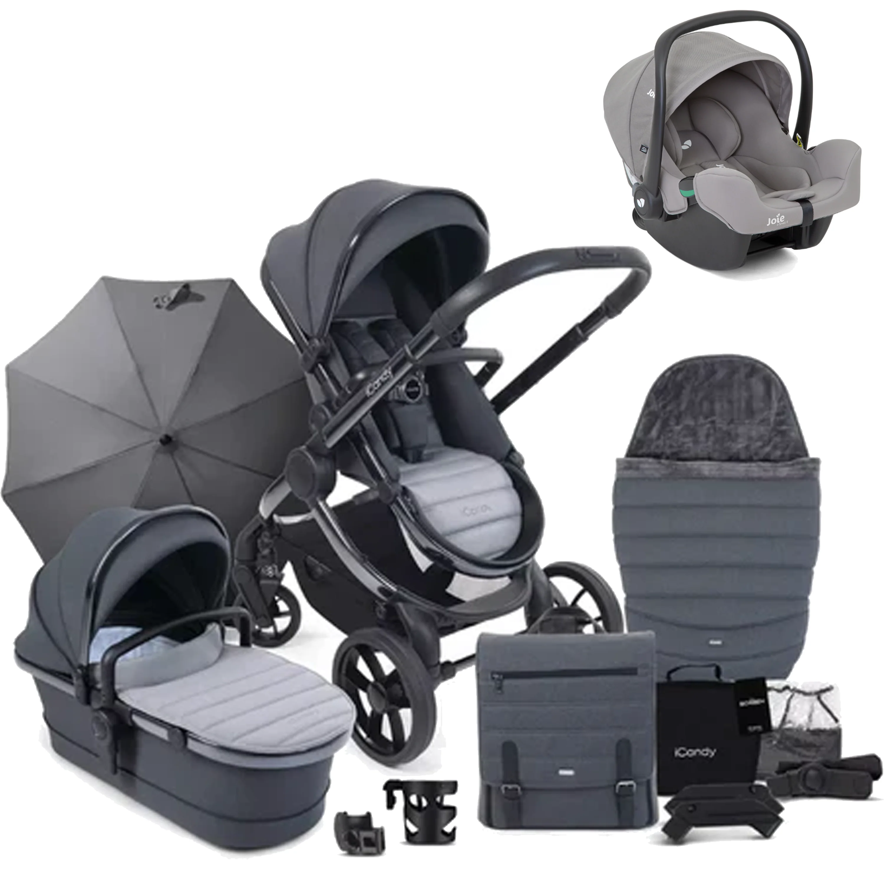 iCandy Peach 7 Bundle with Joie iSnug 2 iSize Car Seat - Image 14