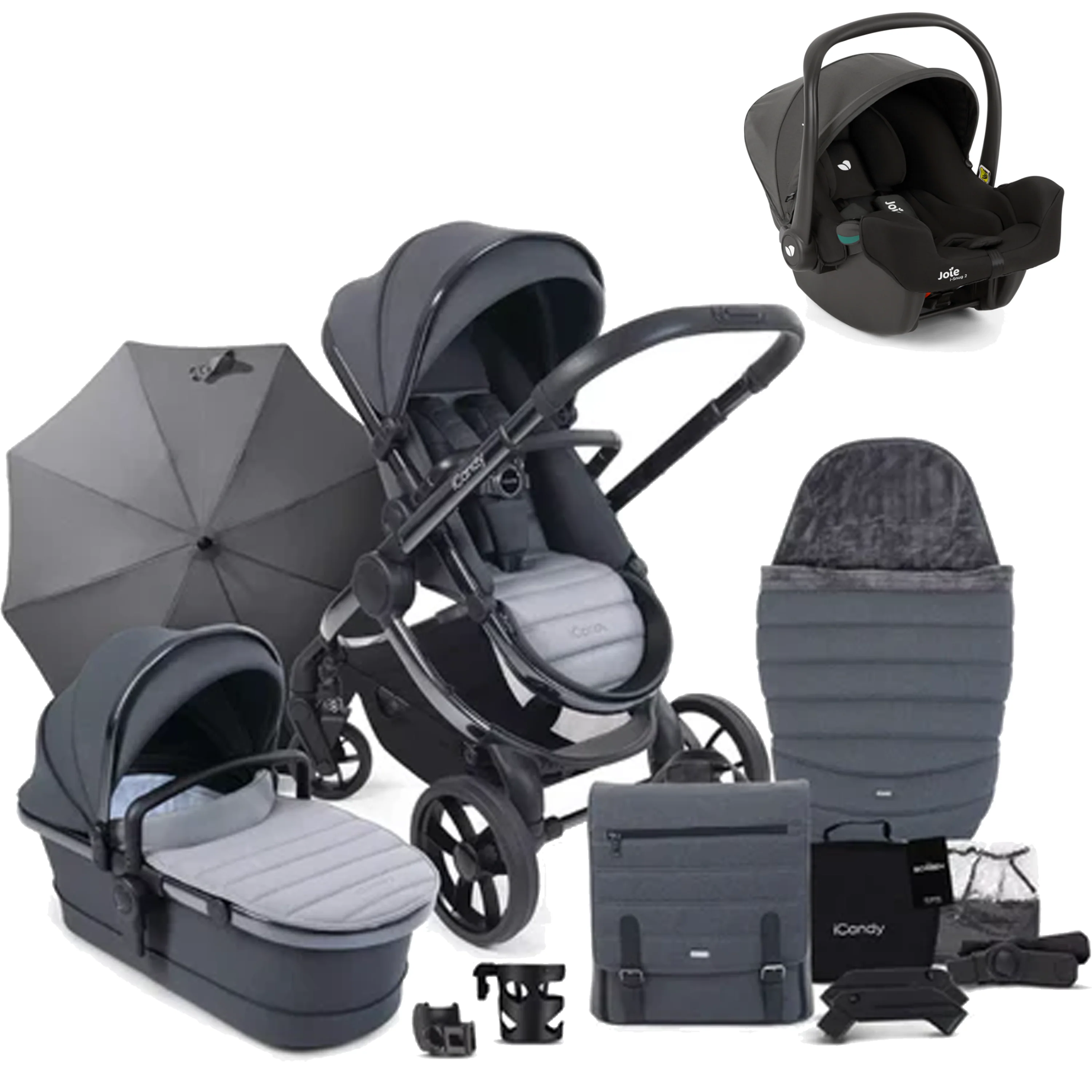 iCandy Peach 7 Bundle with Joie iSnug 2 iSize Car Seat - Image 15