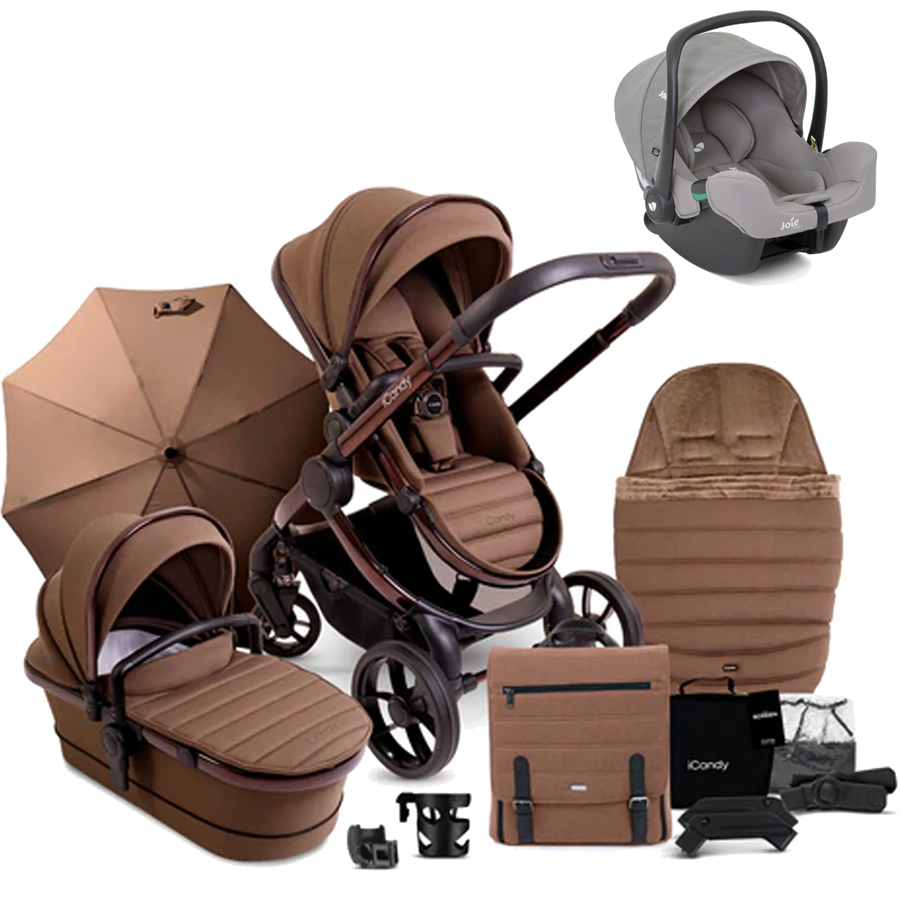 iCandy Peach 7 Bundle with Joie iSnug 2 iSize Car Seat - Image 16