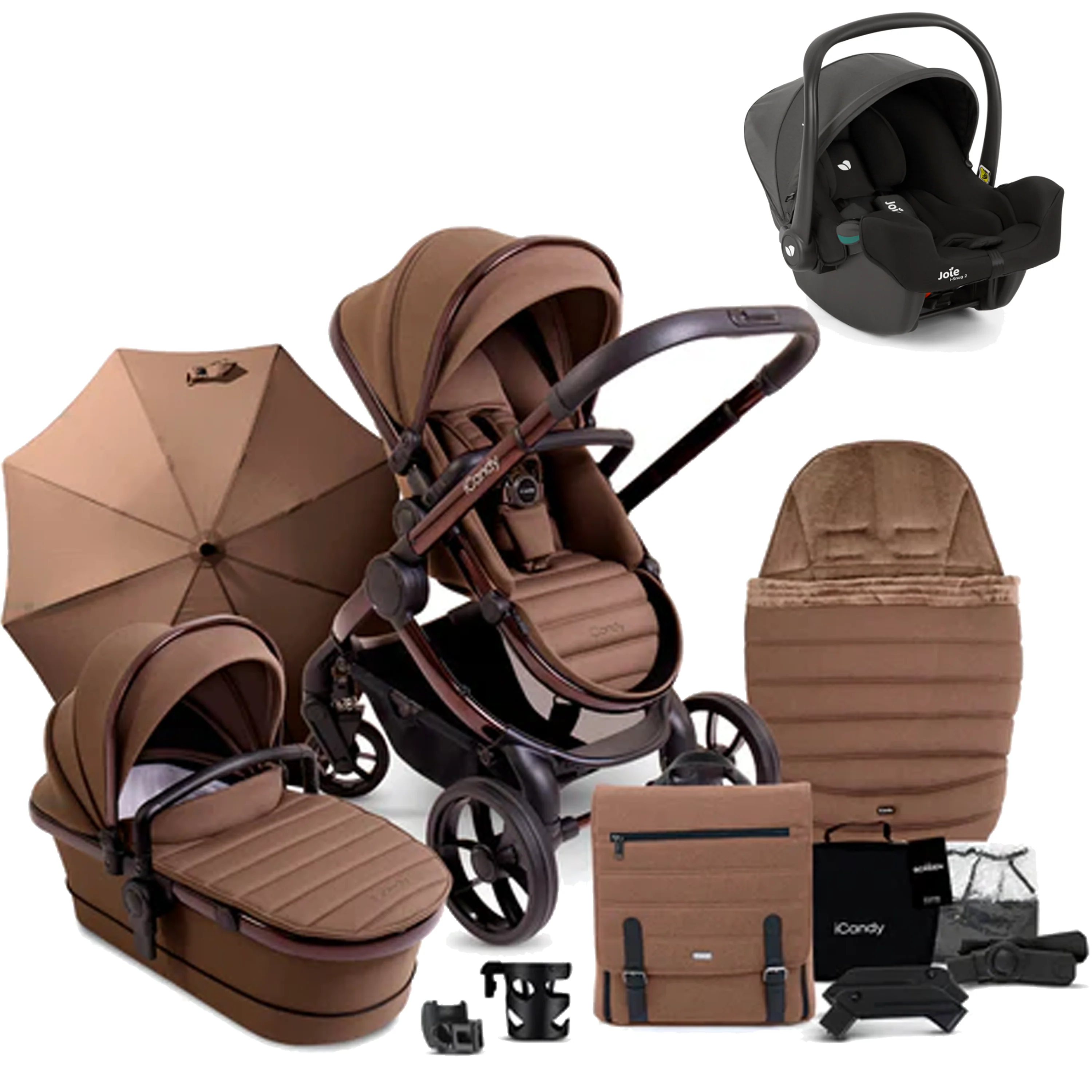 iCandy Peach 7 Bundle with Joie iSnug 2 iSize Car Seat - Image 17