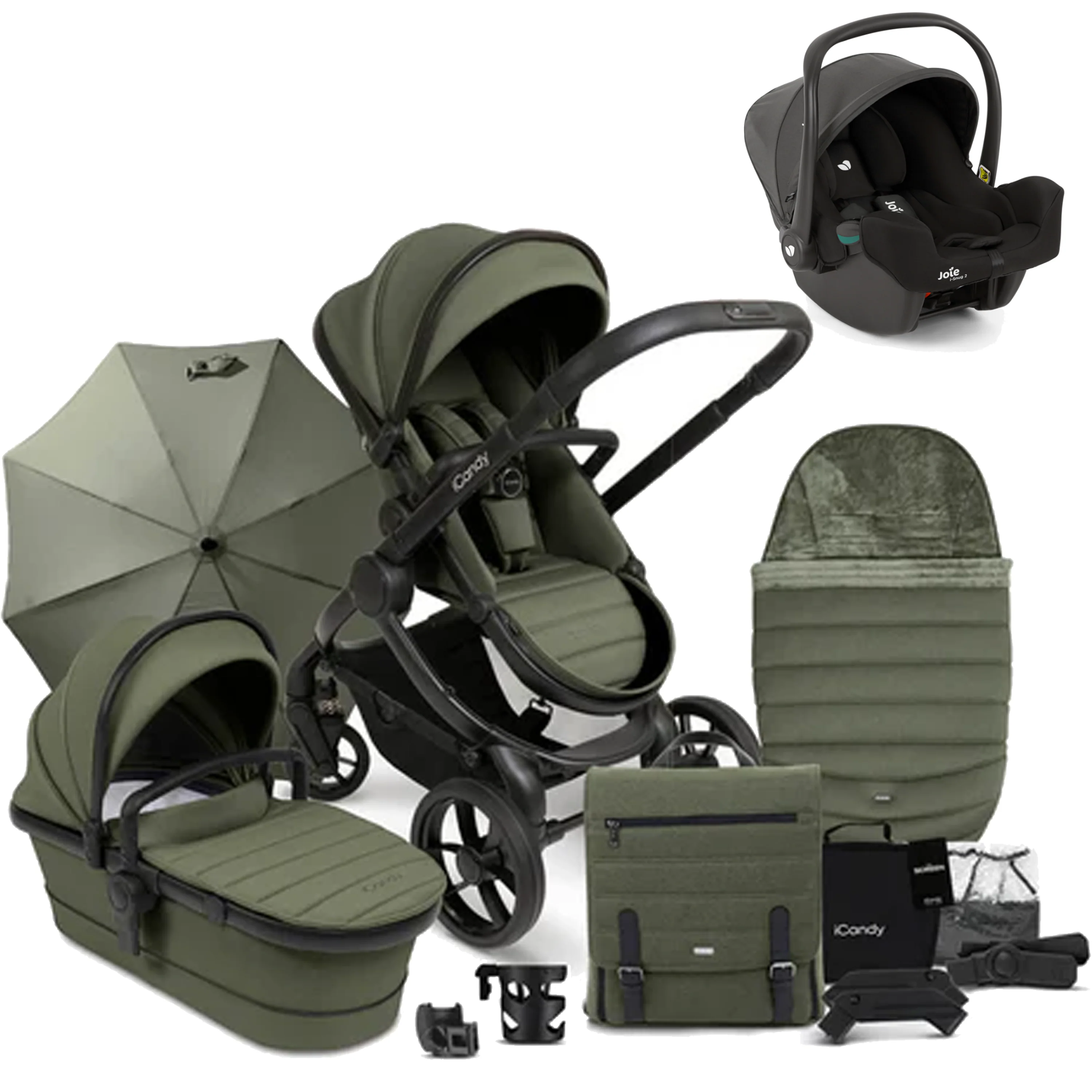 iCandy Peach 7 Bundle with Joie iSnug 2 iSize Car Seat - Image 20