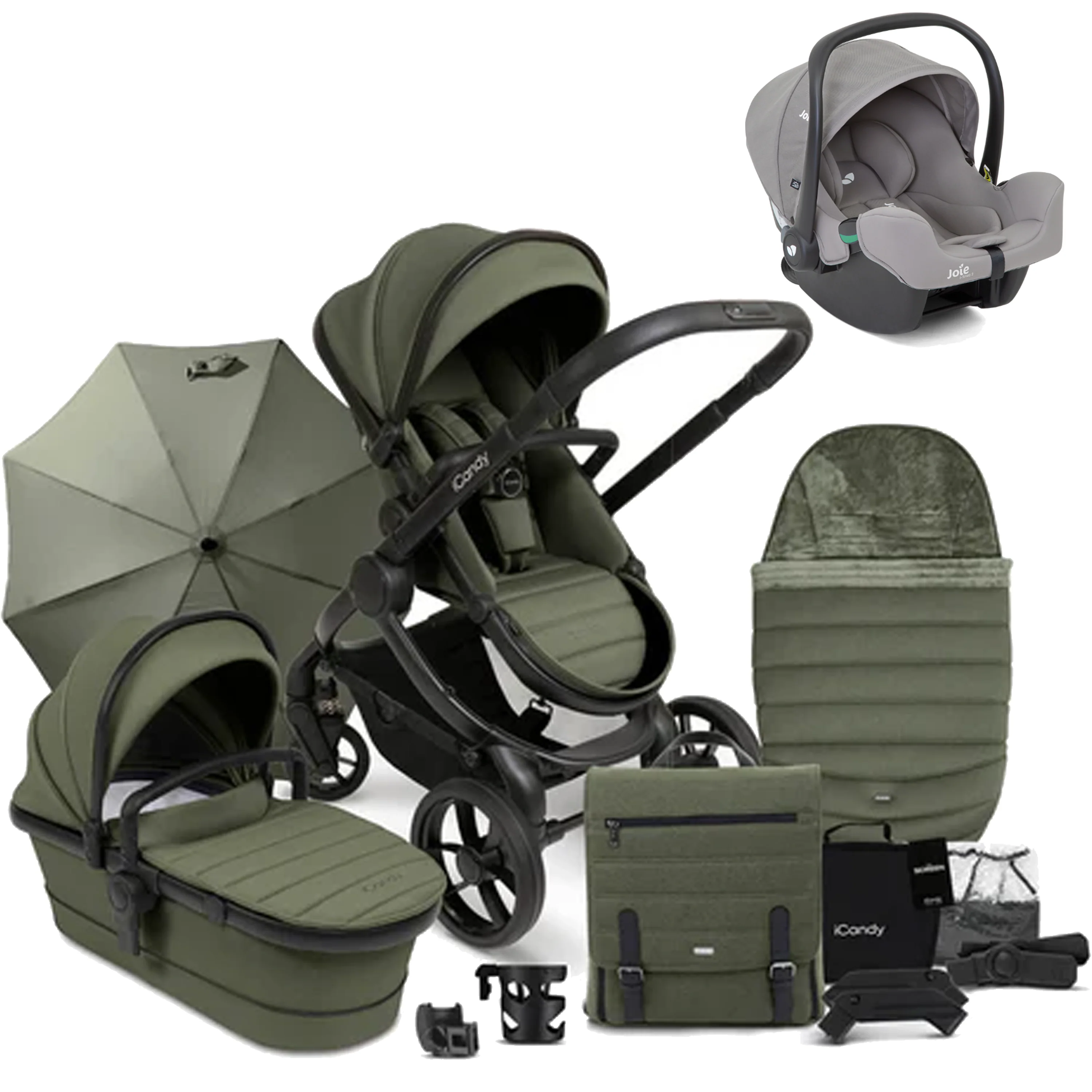 iCandy Peach 7 Bundle with Joie iSnug 2 iSize Car Seat - Image 21