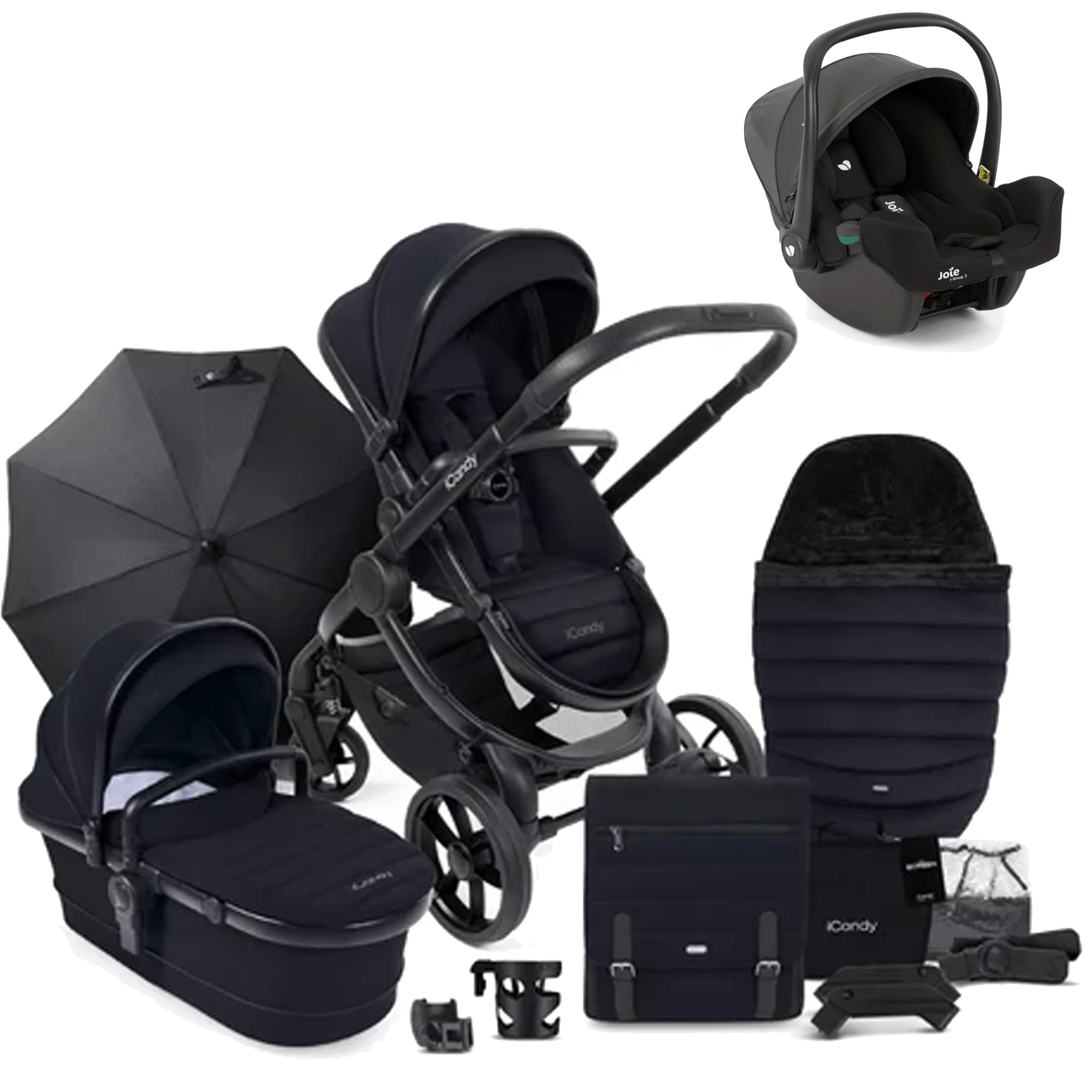 iCandy Peach 7 Bundle with Joie iSnug 2 iSize Car Seat - Image 9