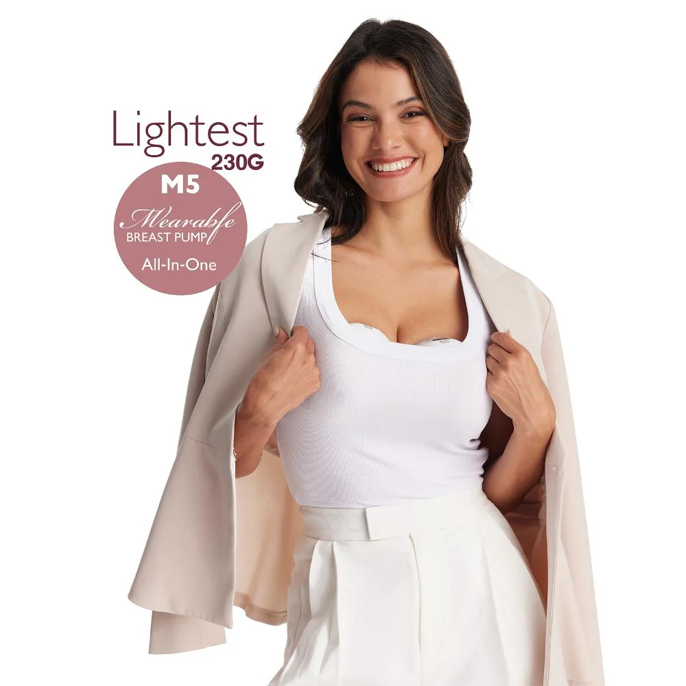 Momcozy M5 Breast Pump Double Grey - Image 7