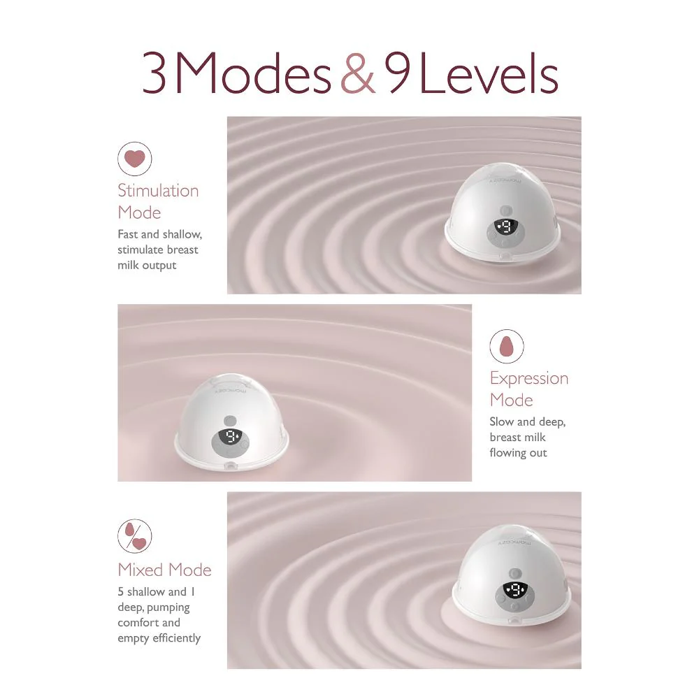 Momcozy M5 Breast Pump Single Grey - Image 4