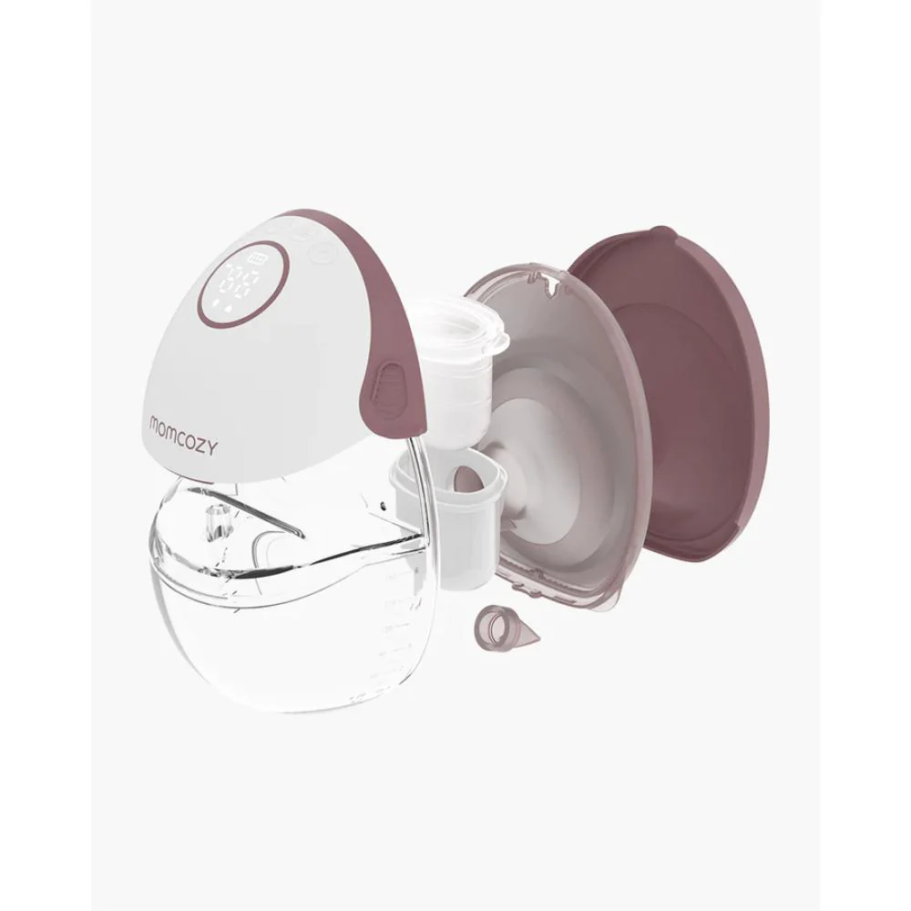 Momcozy M6 Mobile Breast Pump Single Maroon - Image 3