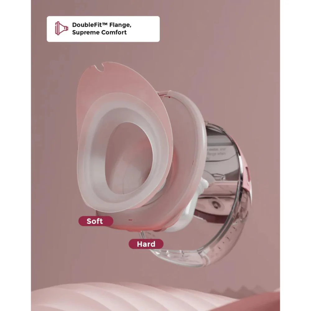 Momcozy M6 Mobile Breast Pump Single Maroon - Image 4