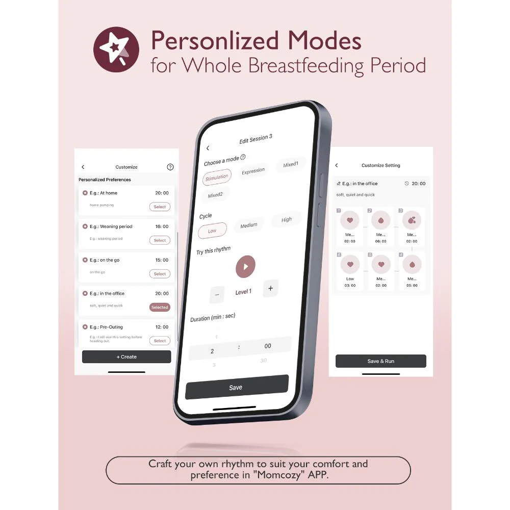 Momcozy M9 Mobile Breast Pump Double (App Enabled) - Image 3