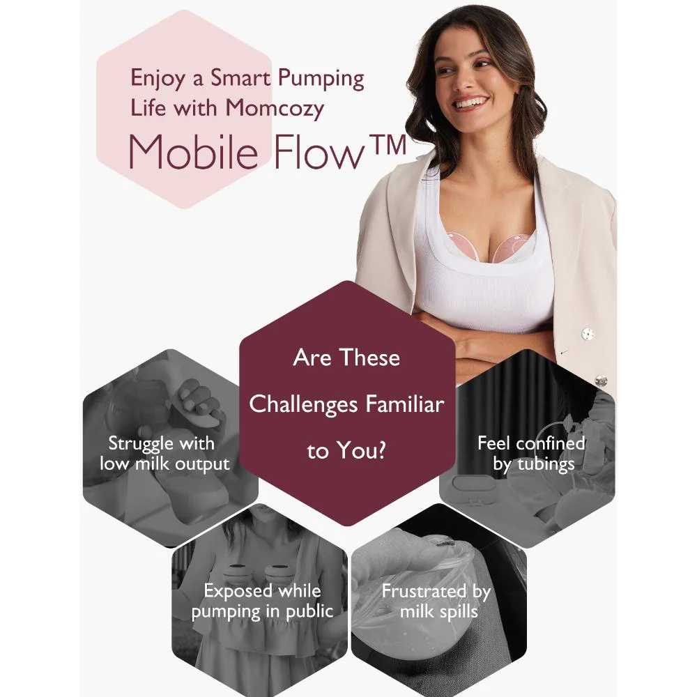 Momcozy M9 Mobile Breast Pump Double (App Enabled) - Image 4