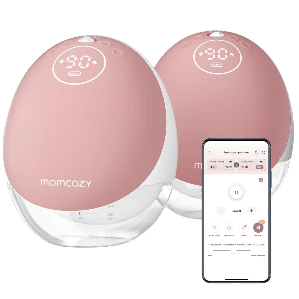 Momcozy M9 Mobile Breast Pump Double (App Enabled) - Image 9
