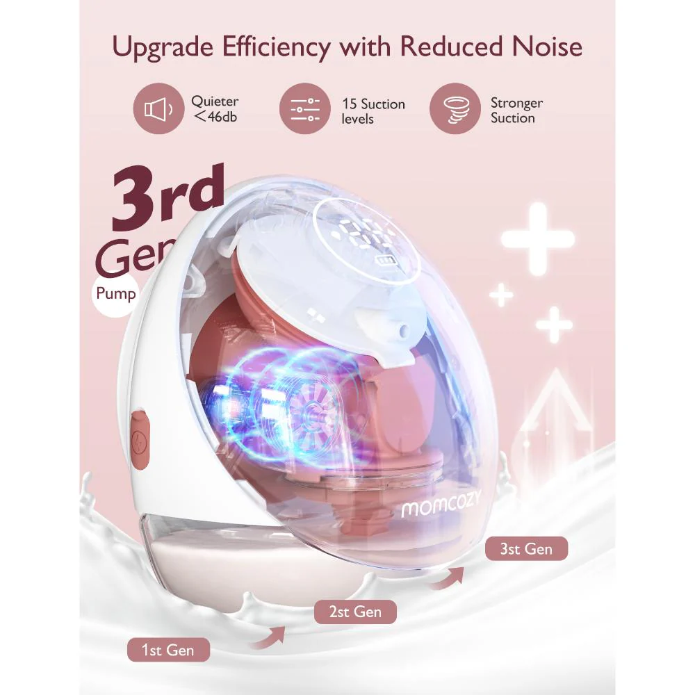 Momcozy M9 Mobile Breast Pump Single (App Enabled) - Image 3
