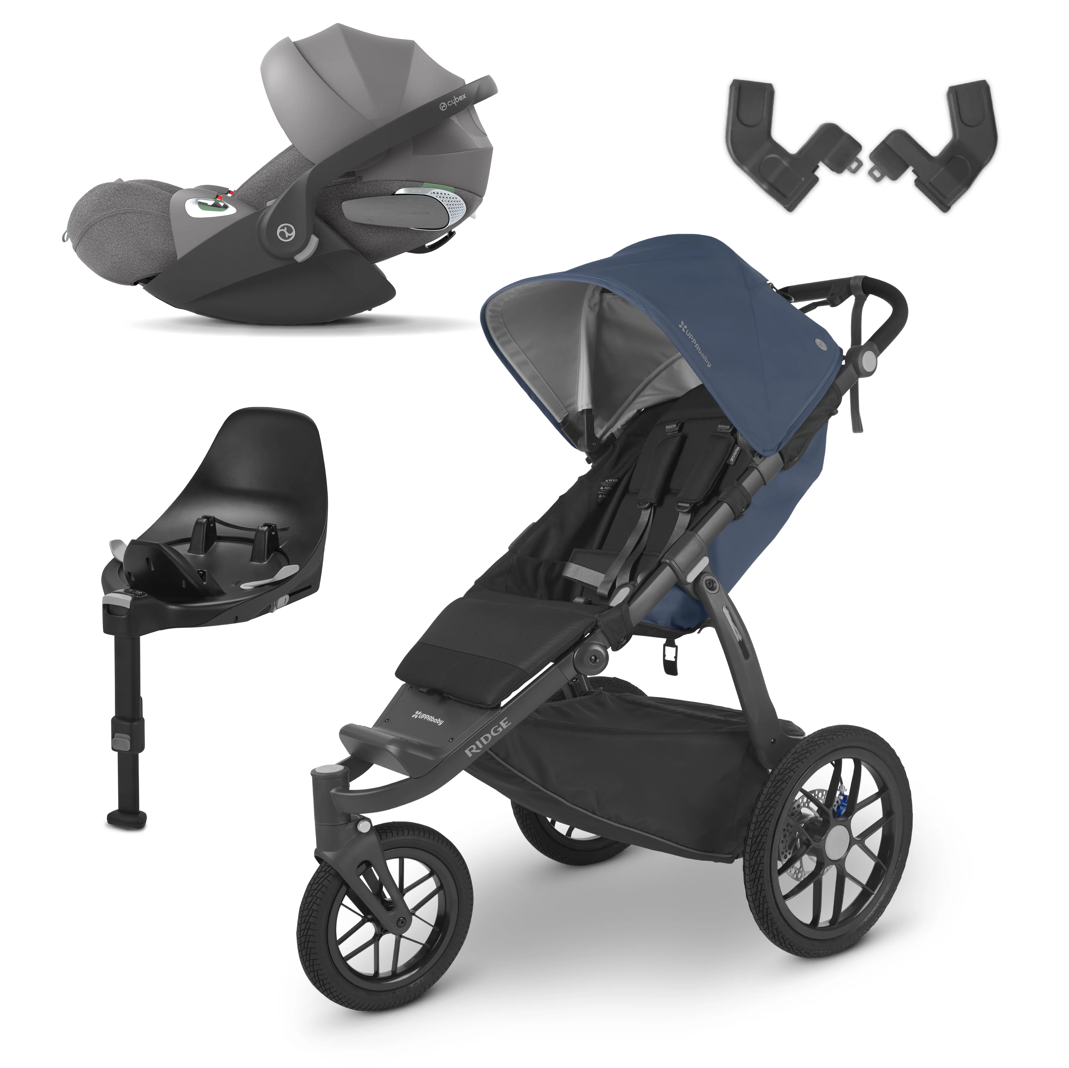 UPPAbaby Ridge with Cybex Cloud T and Base T - Image 18